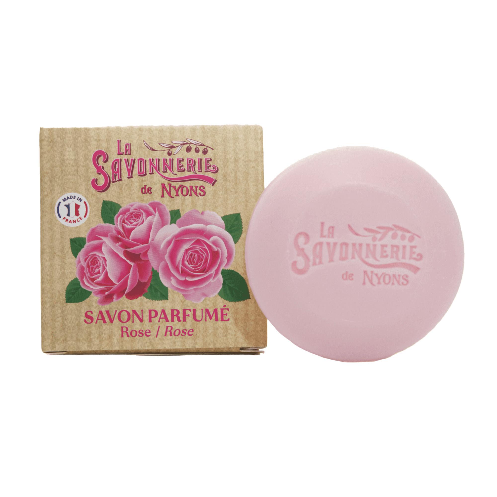 Savon rond Rose