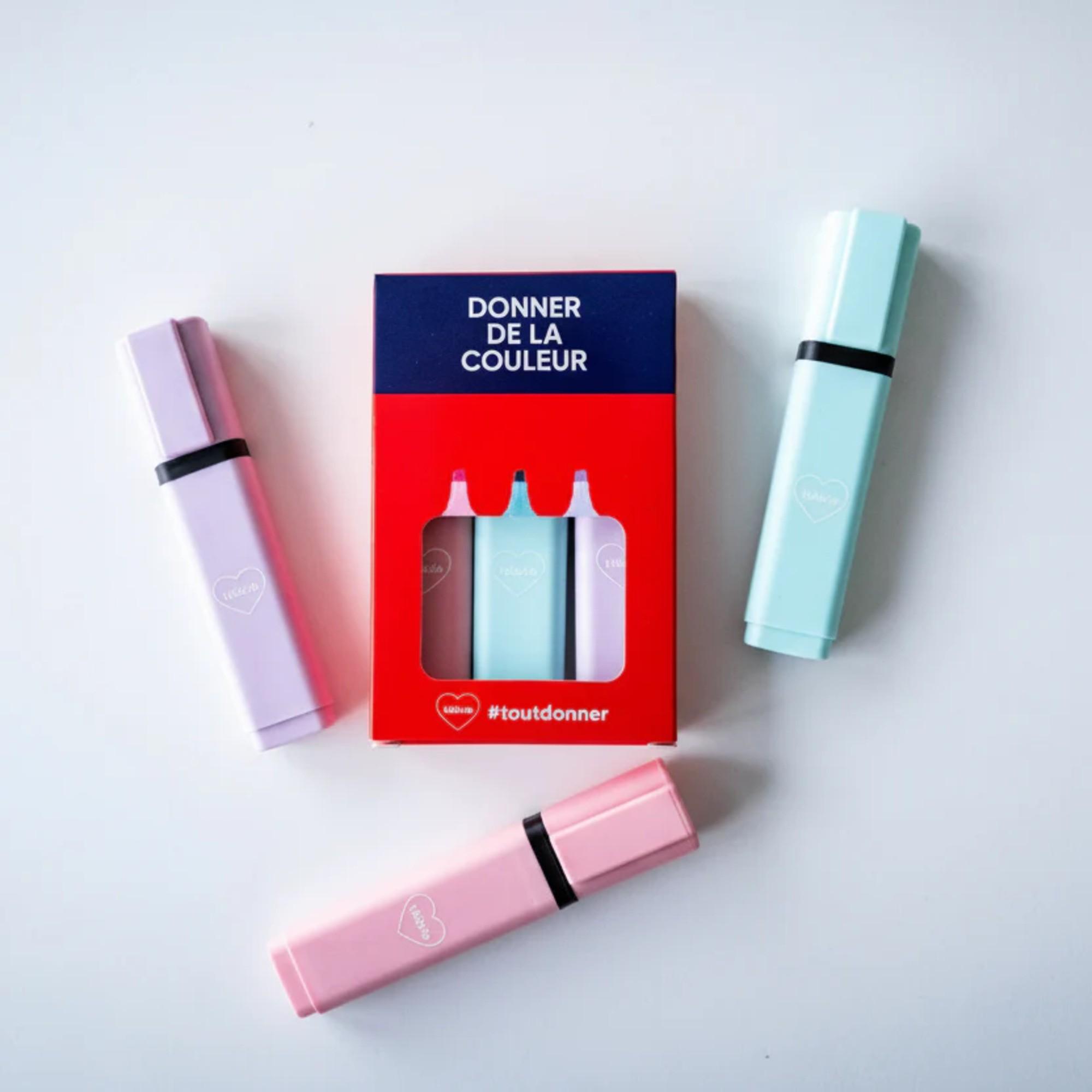 Set de 3 Surligneurs Fluo