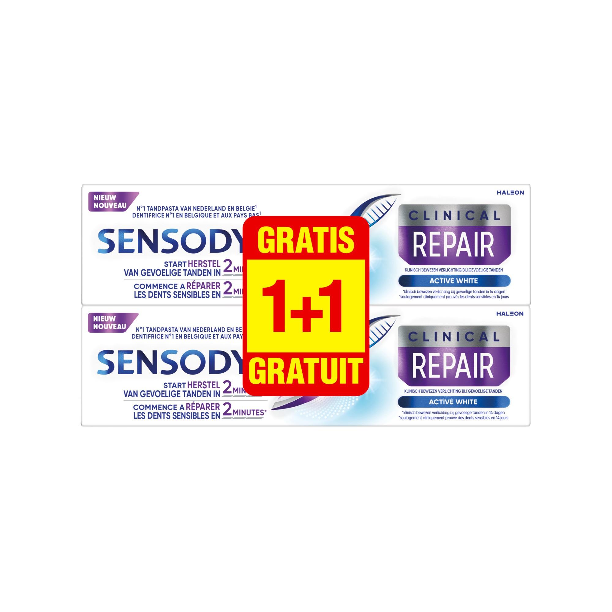 Clinical Repair Active White 1+1
