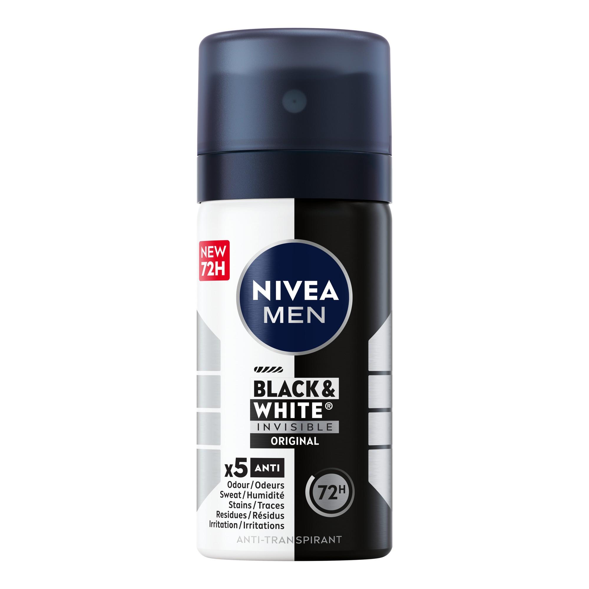 Men Deodorant Invisible Black & White - 35 ml