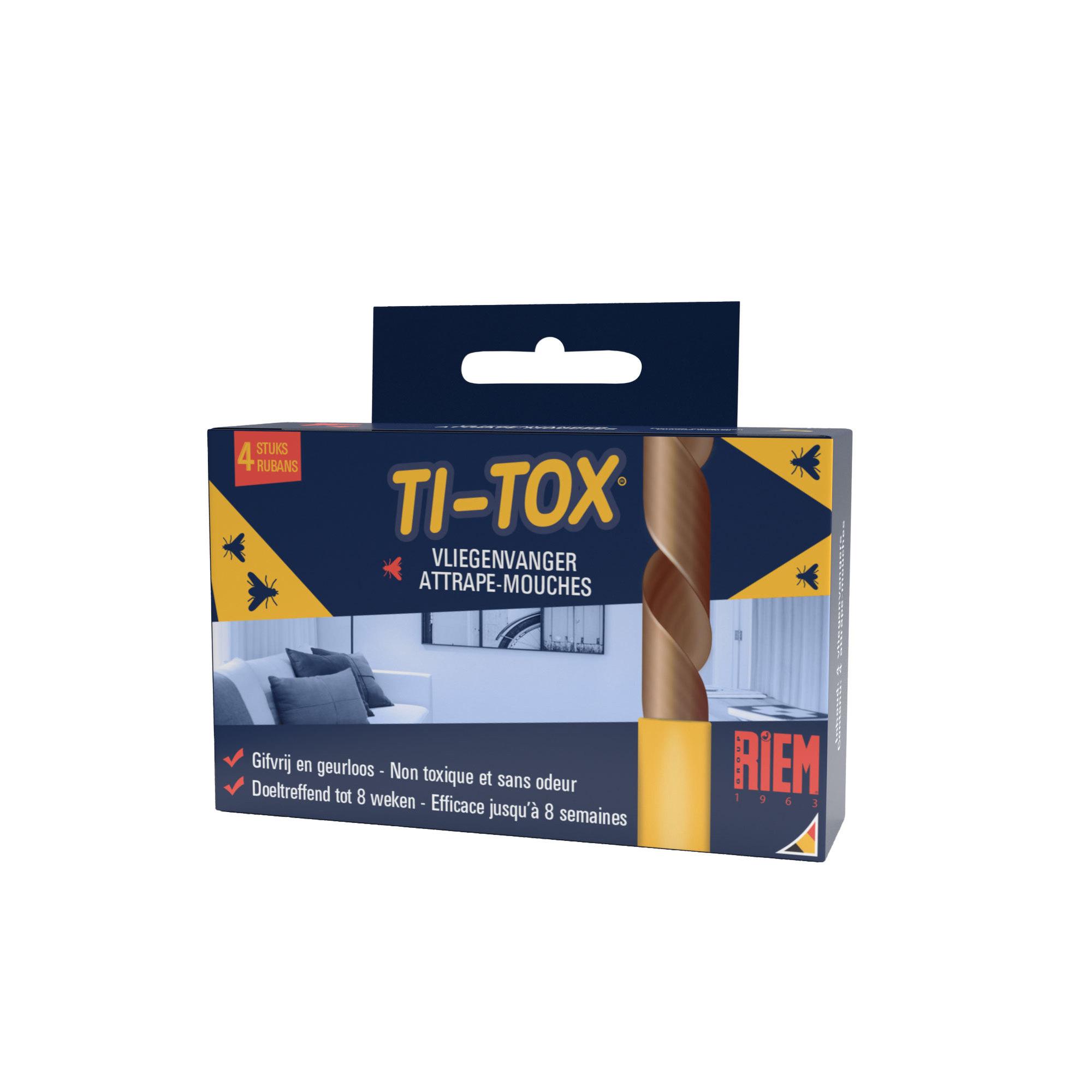 Ti-Tox Attrape-mouches - 4 pièces