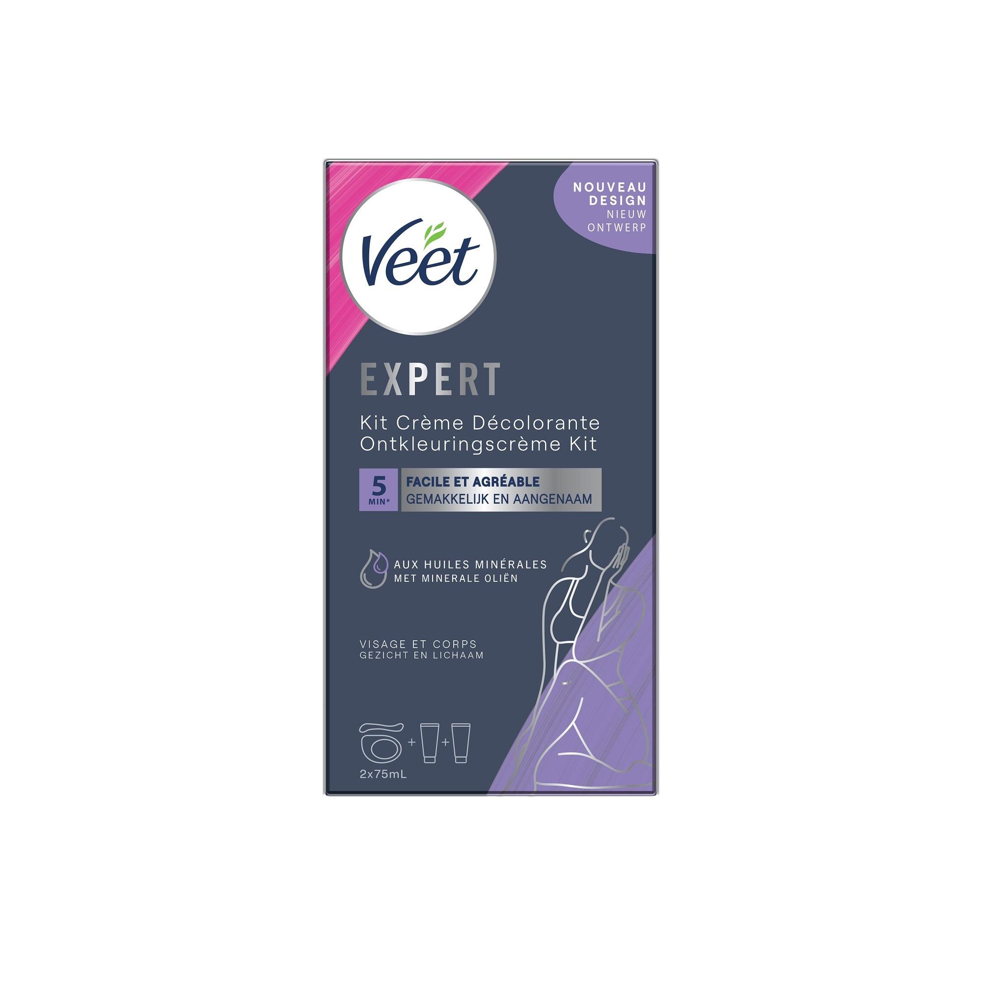 Expert Crème décolorante kit visage & corps