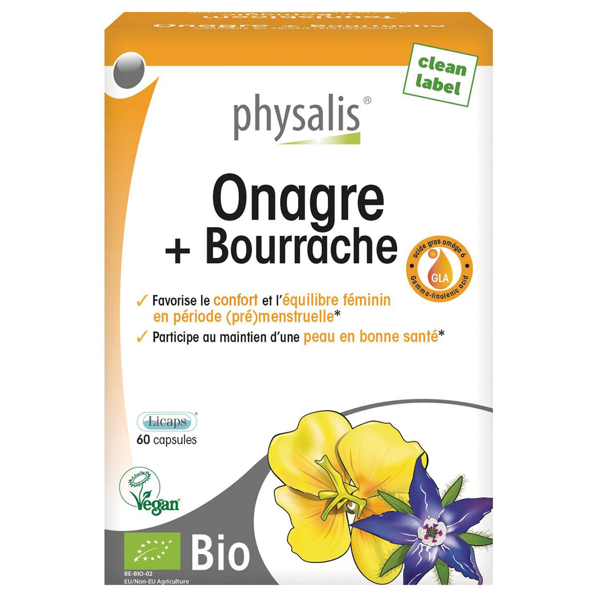 Onagre + Bourrache 60 Licaps®