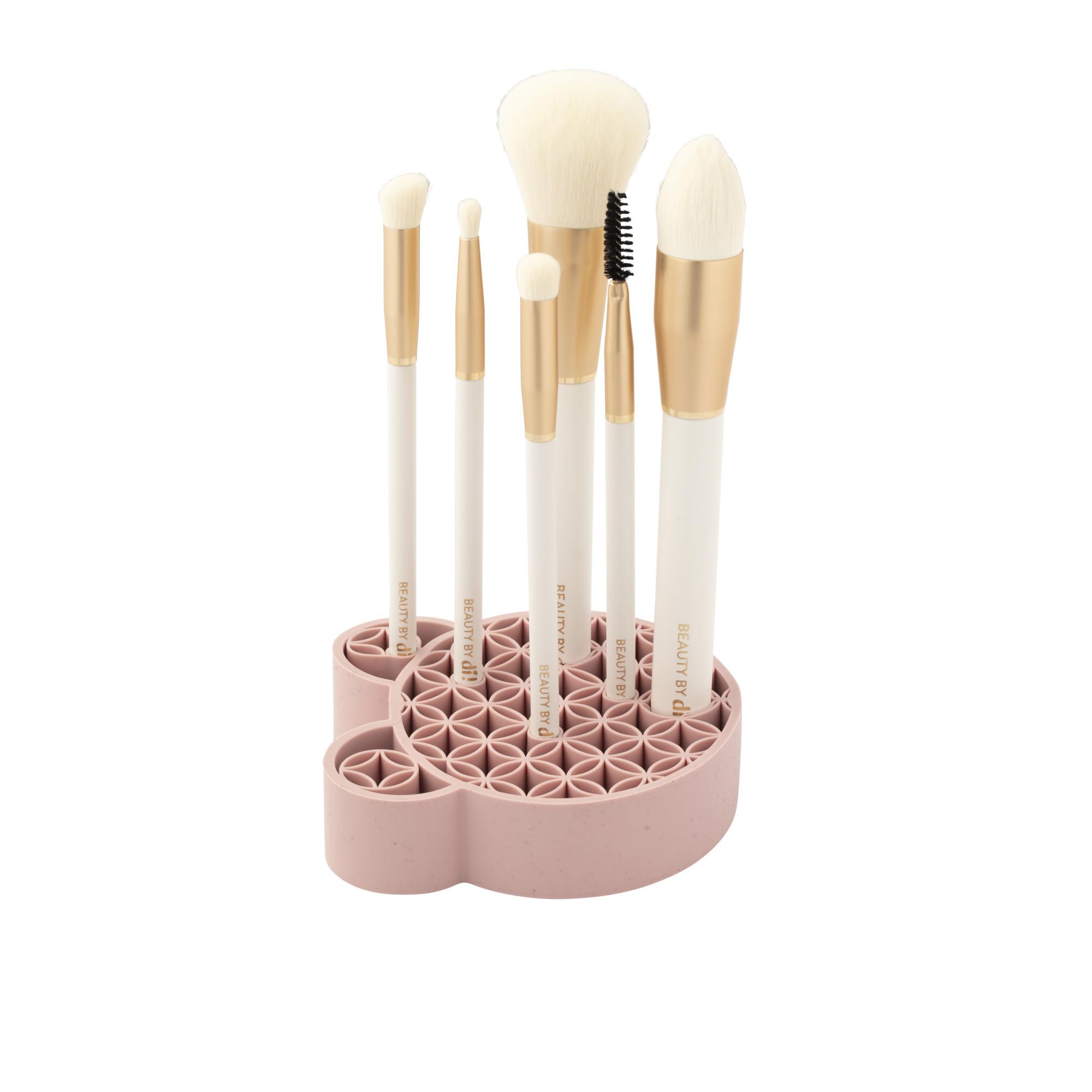 Support pour pinceaux en silicone - Rose