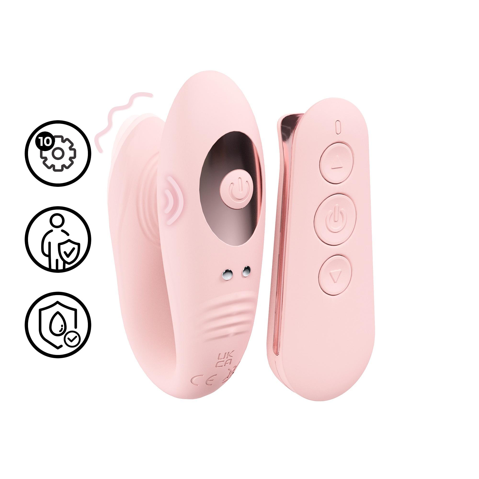 Charme Vibrator met dubbele motor en afstandsbediening