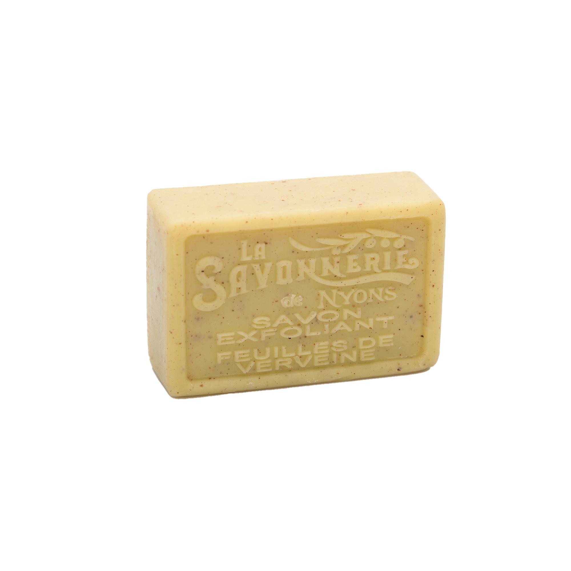 Savon exfoliant rectangle Feuilles de Verveine