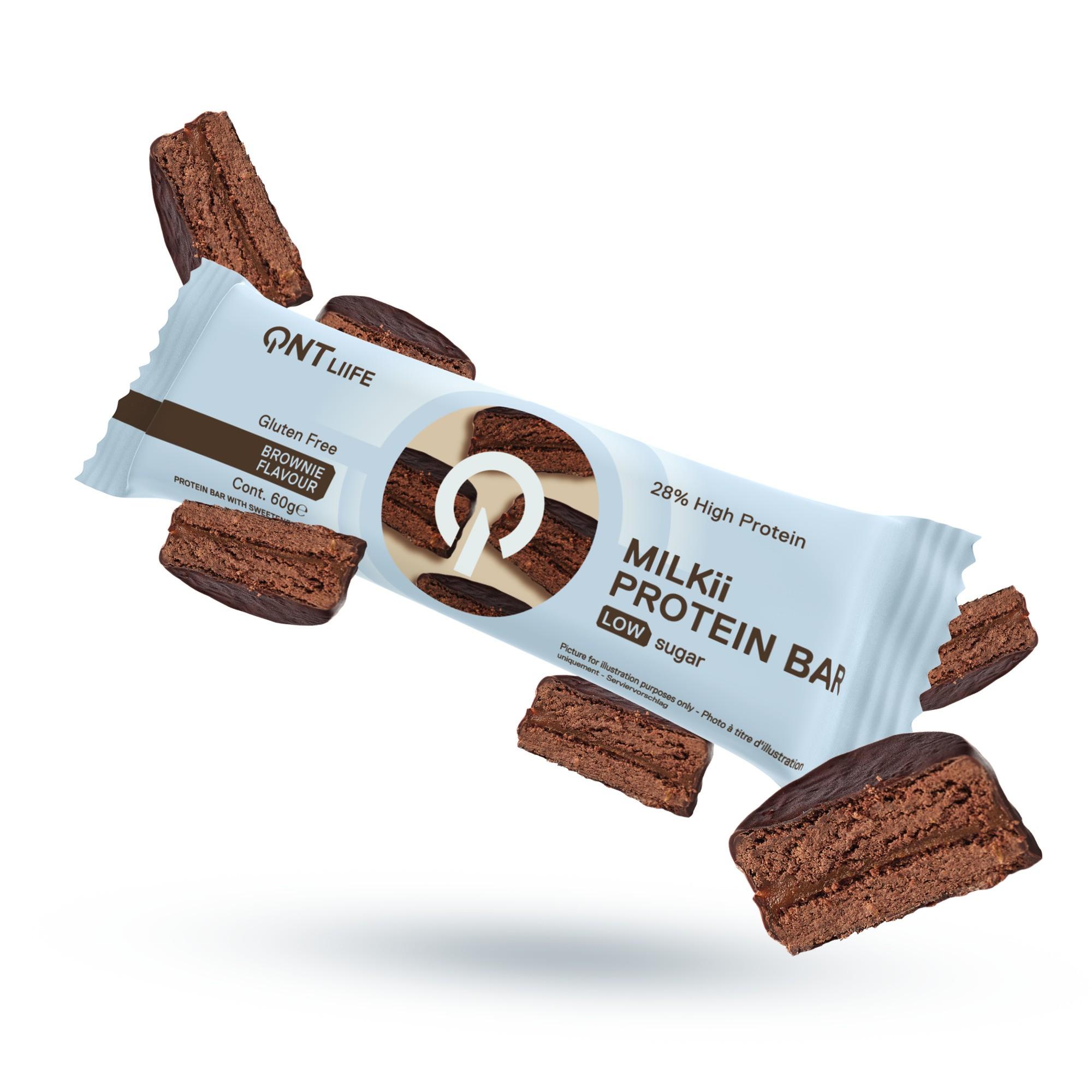 Milkii eiwitreep brownie
