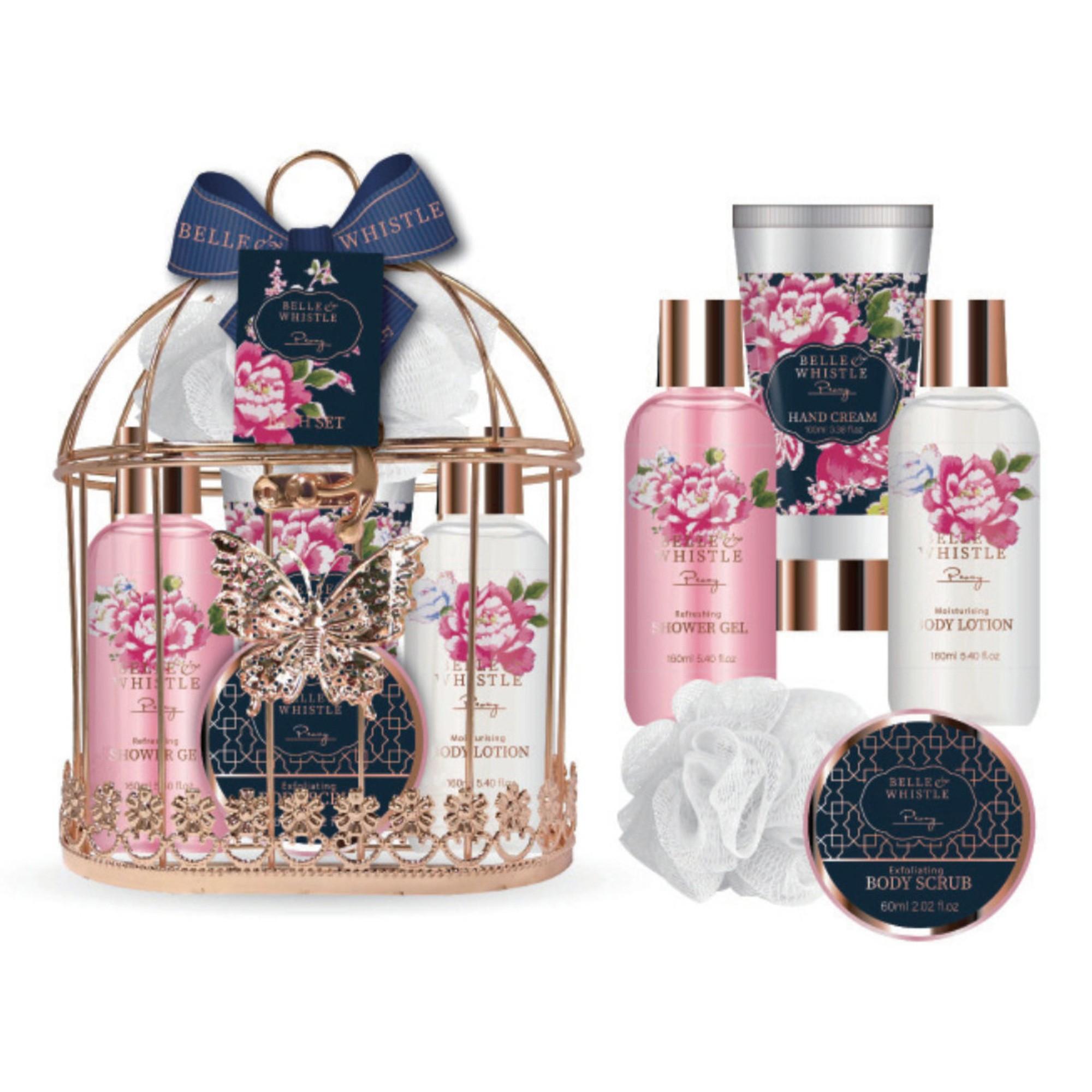 Belle & Whistle Peony - Cage De Bain Métallique