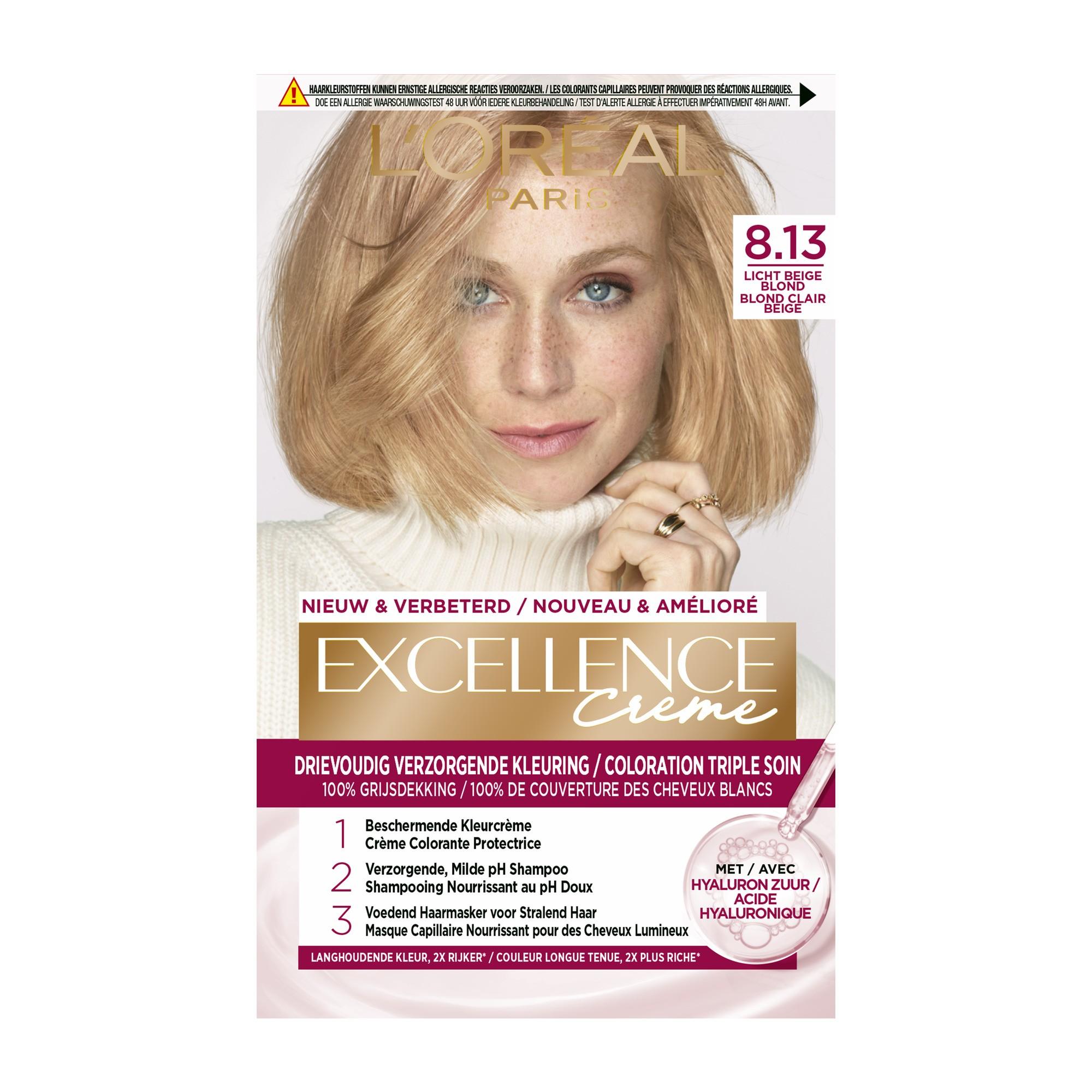 Excellence Crème Blond Clair Beige 8.13