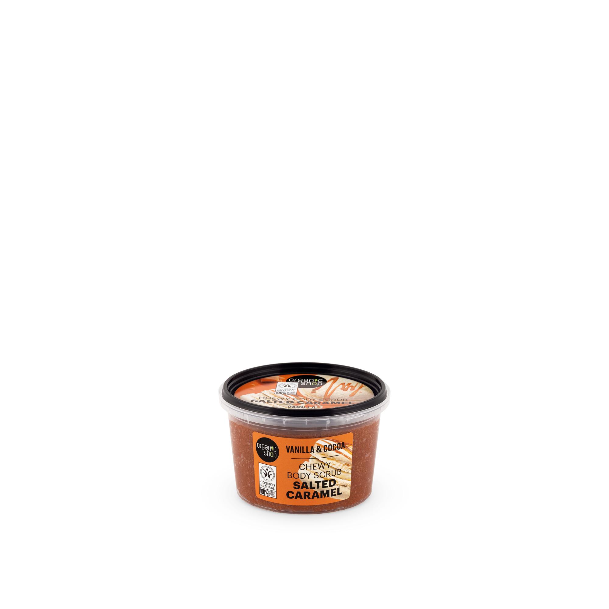 Gezouten karamel lichaamsscrub