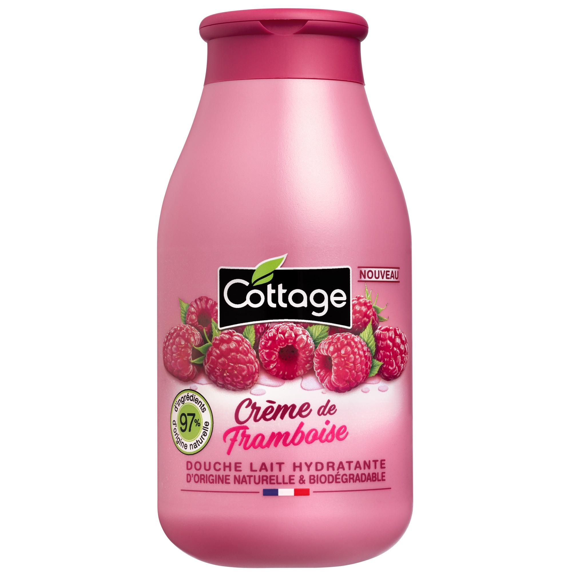 Douche Lait Hydratante Crème de Framboise