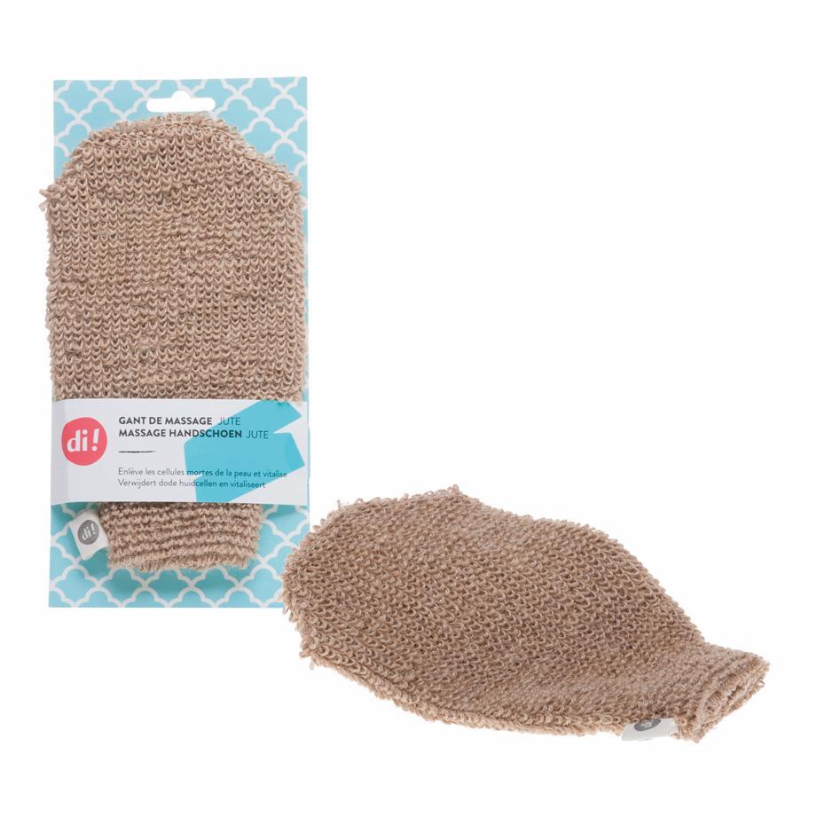 Gant de massage en Jute