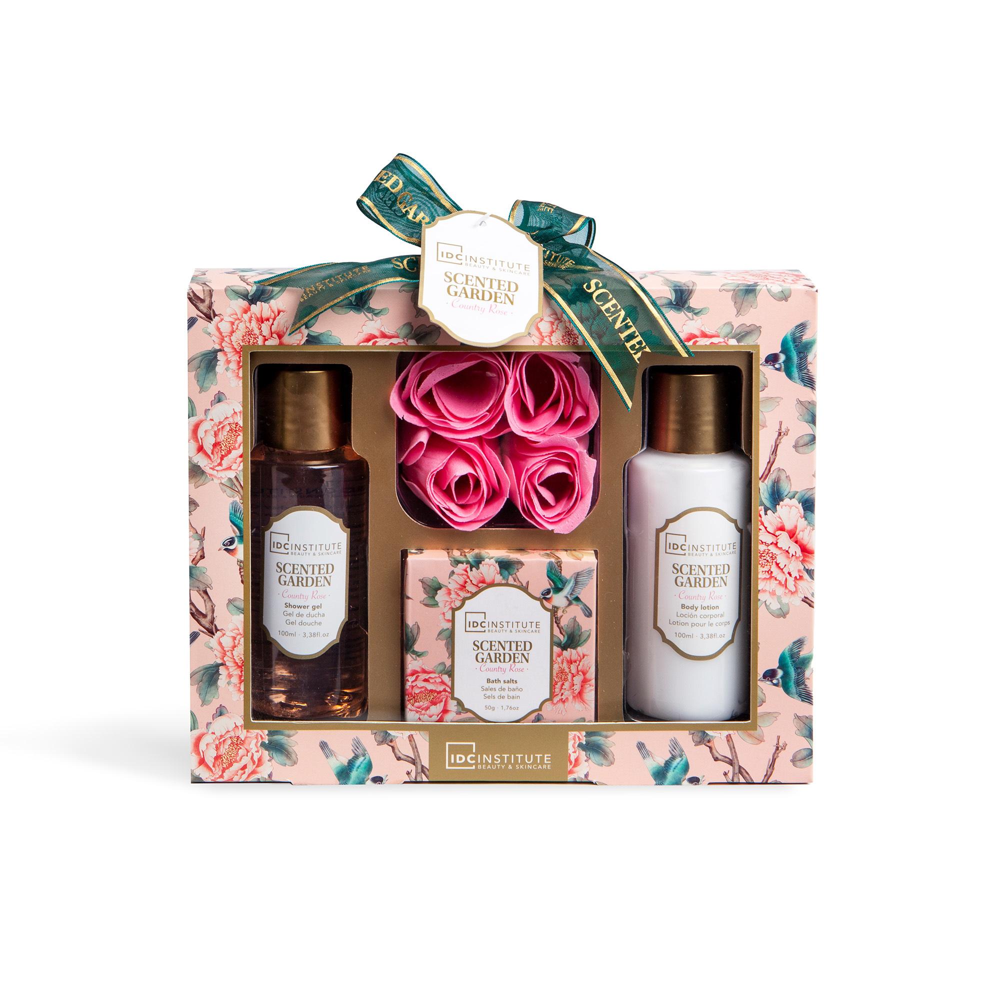 Scented garden Rose Bath Time set - 7 stuks