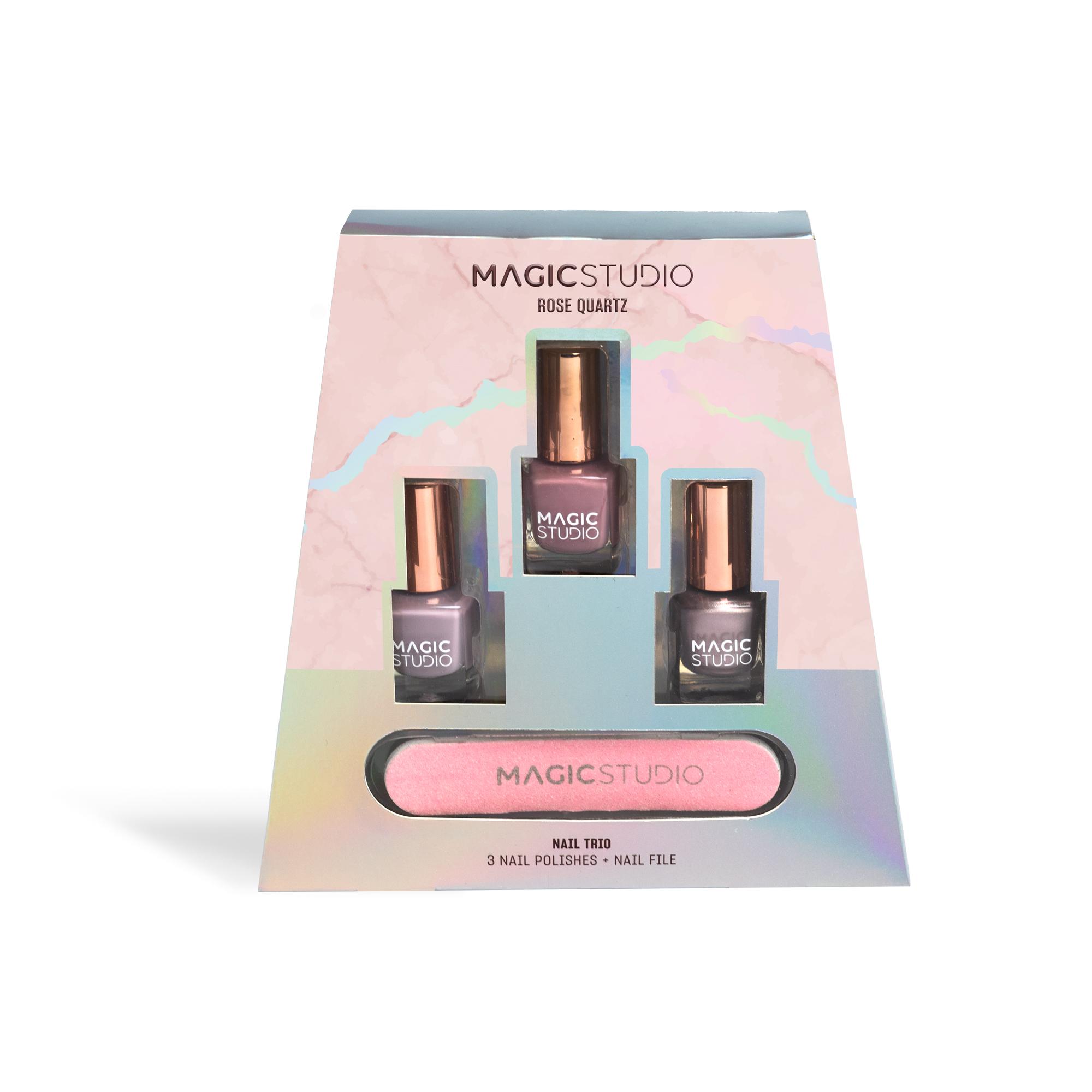 Trio de vernis à ongles quartz rose