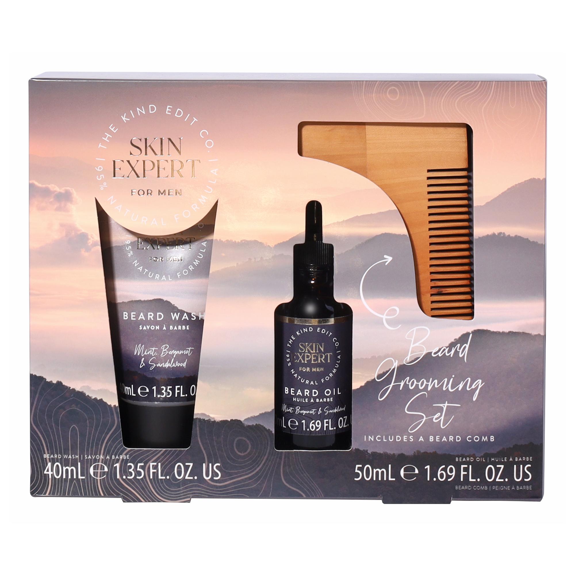 Skin Expert Beard Grooming Set - 3 stuks