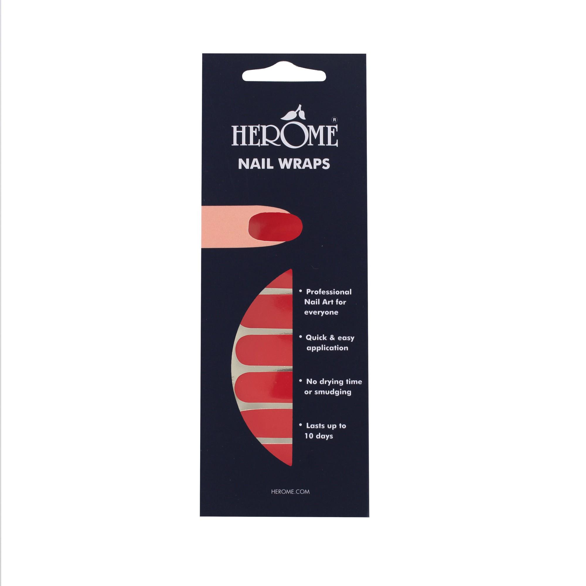 Nail Wraps - Red