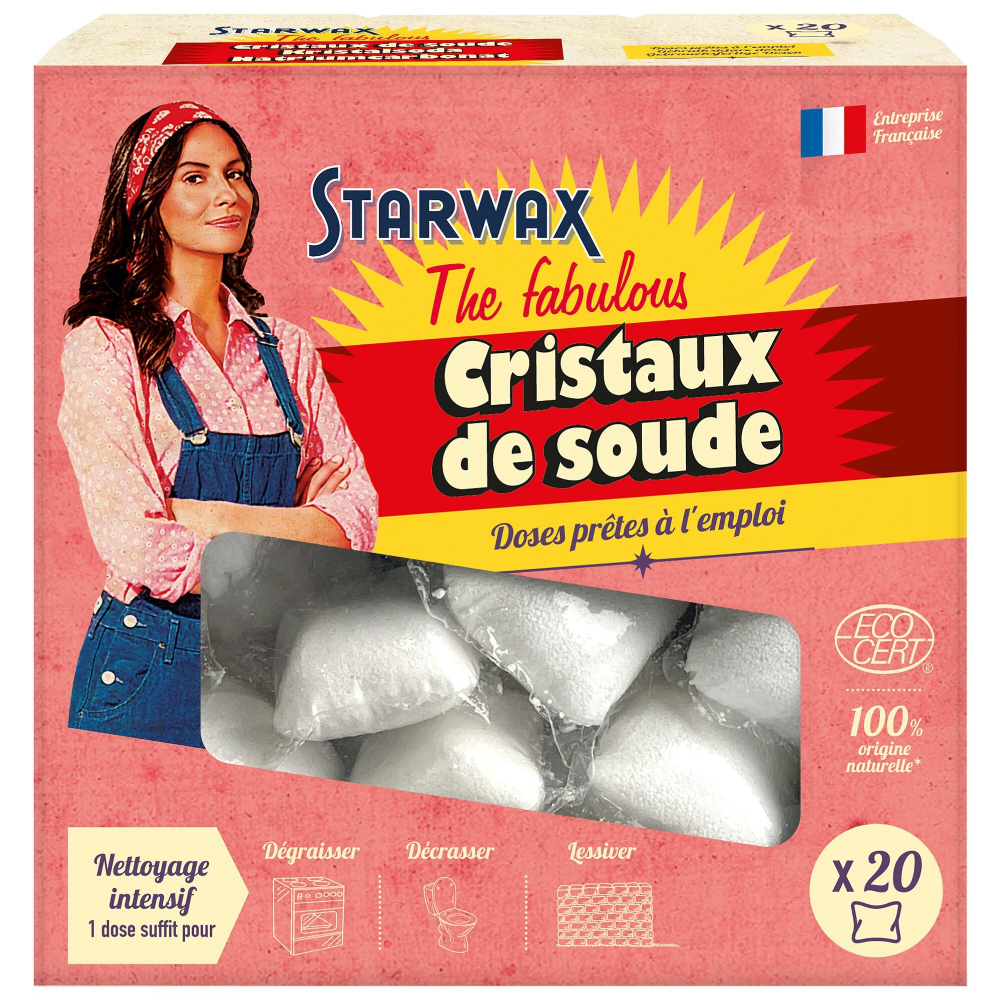 Cristaux de soude en doses prêtes à l'emploi 20 doses