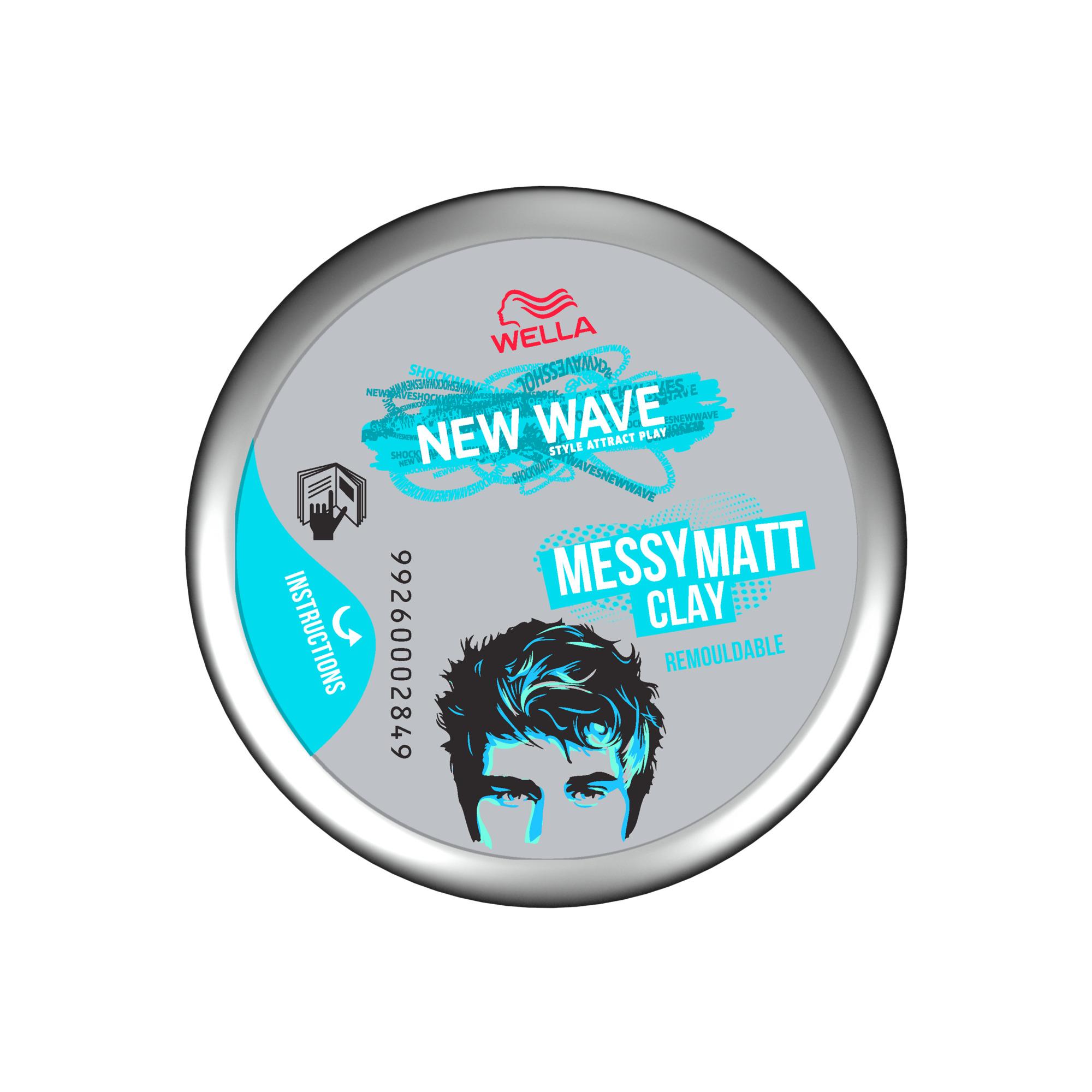 Wella New Wave Messy Matt Clay