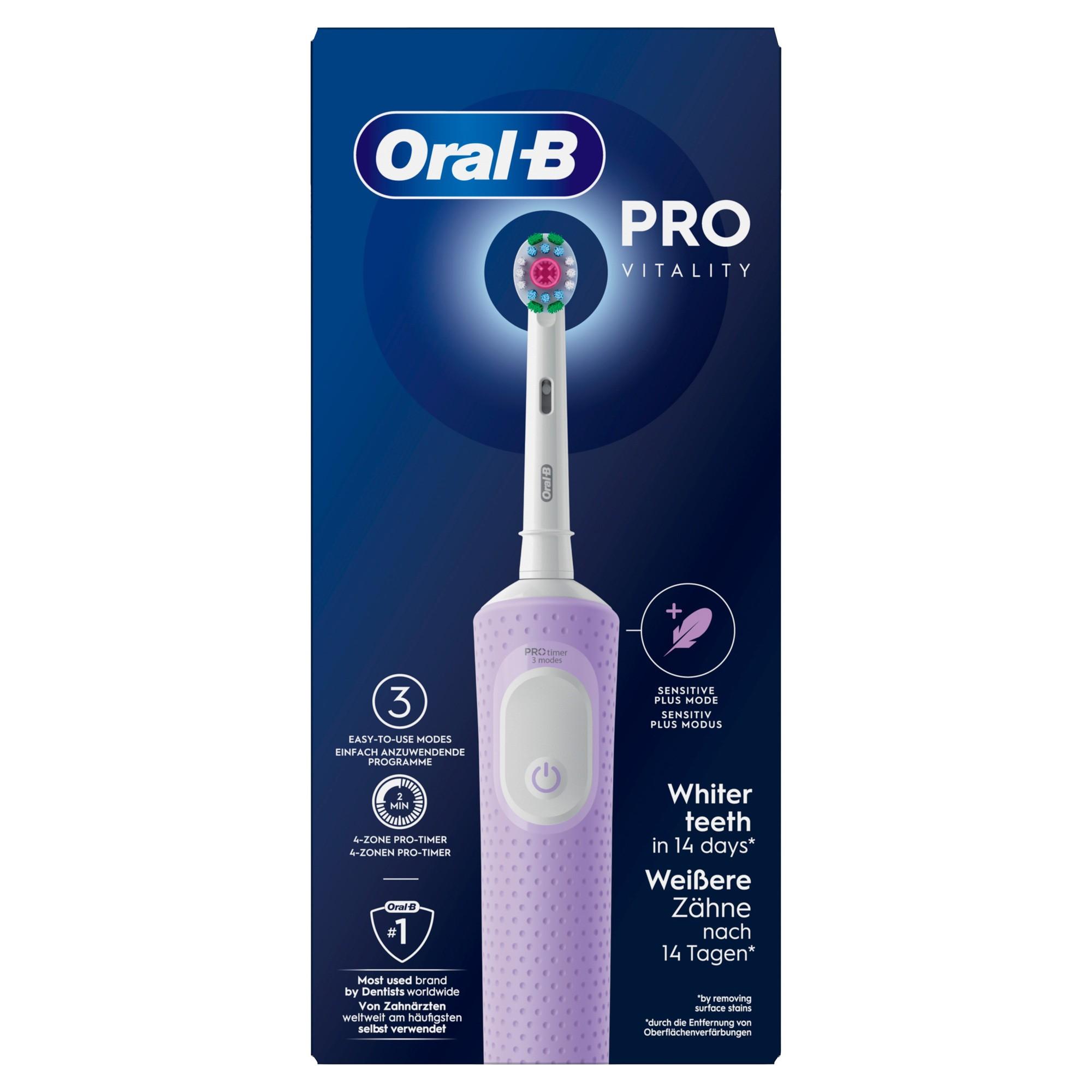 Brosse à dents électrique Vitality Pro Lila