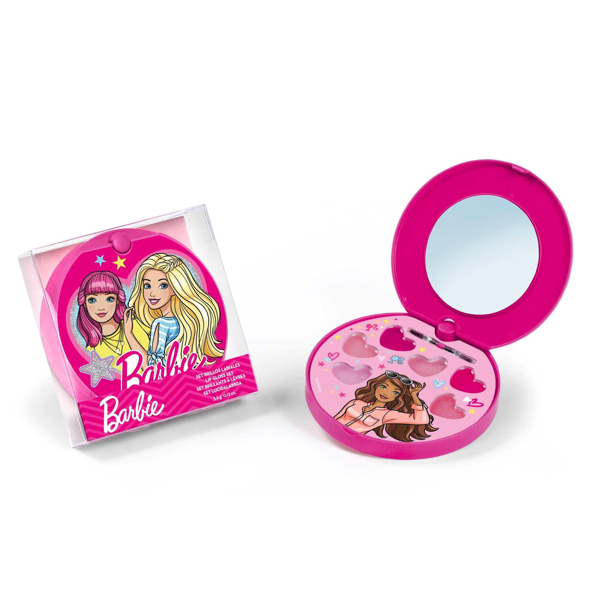 Palette met lipgloss en borsteltje Barbie
