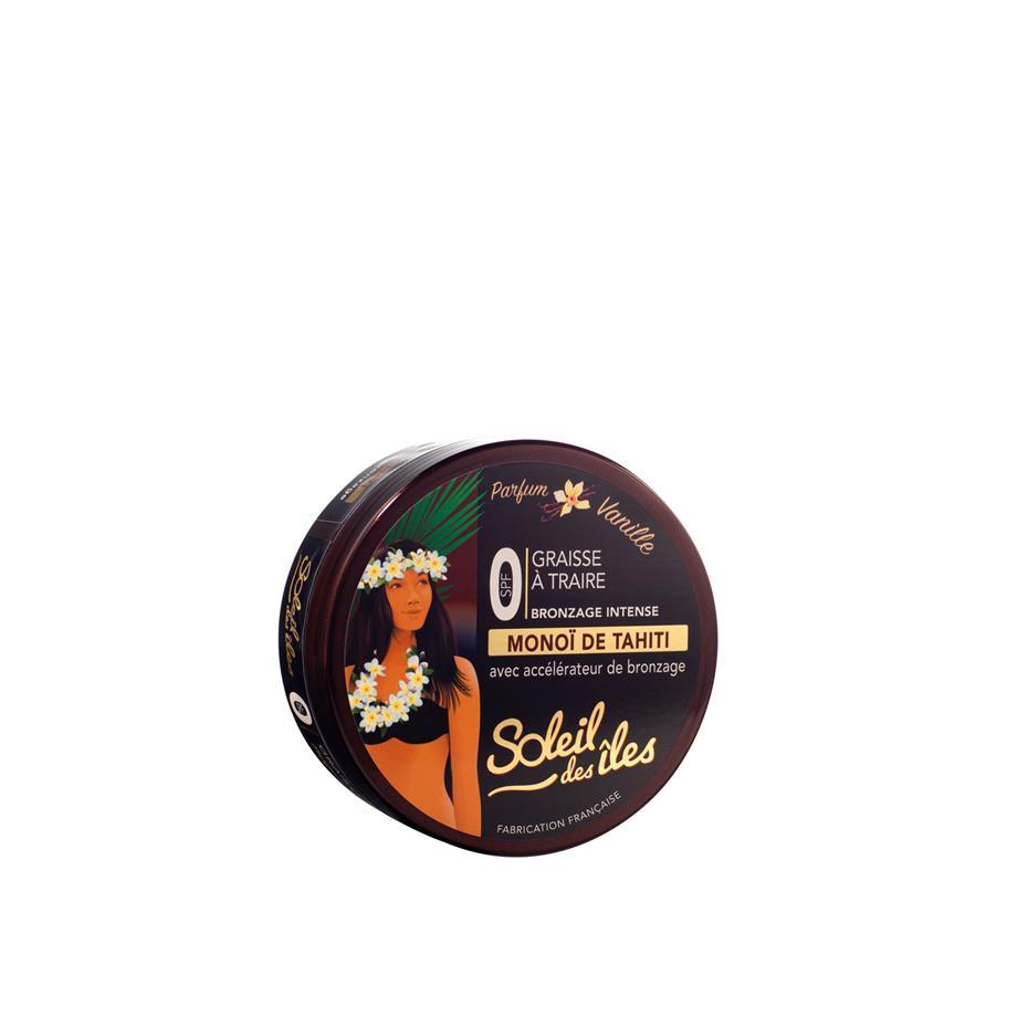Graisse à traire Bronzage Intense Monoï de Tahiti Parfum Vanille