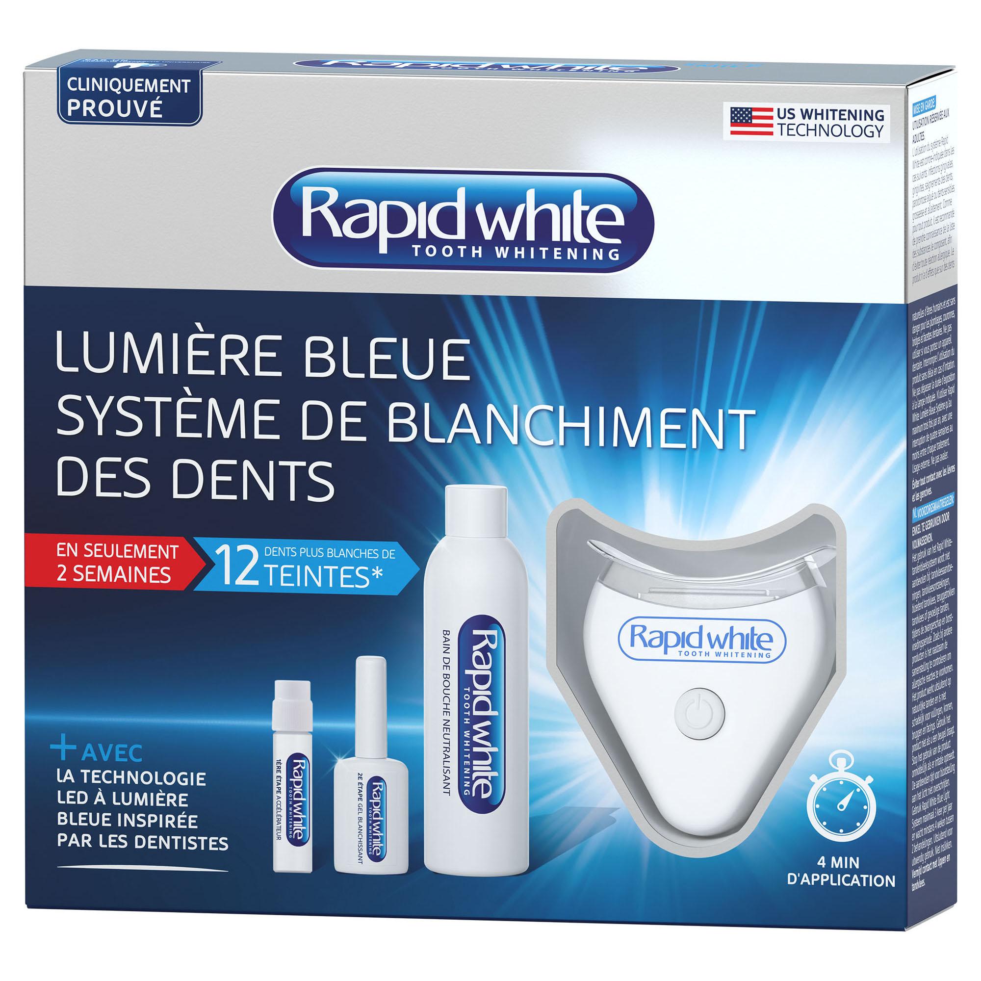 Lumière Bleue système de blanchiment des dents