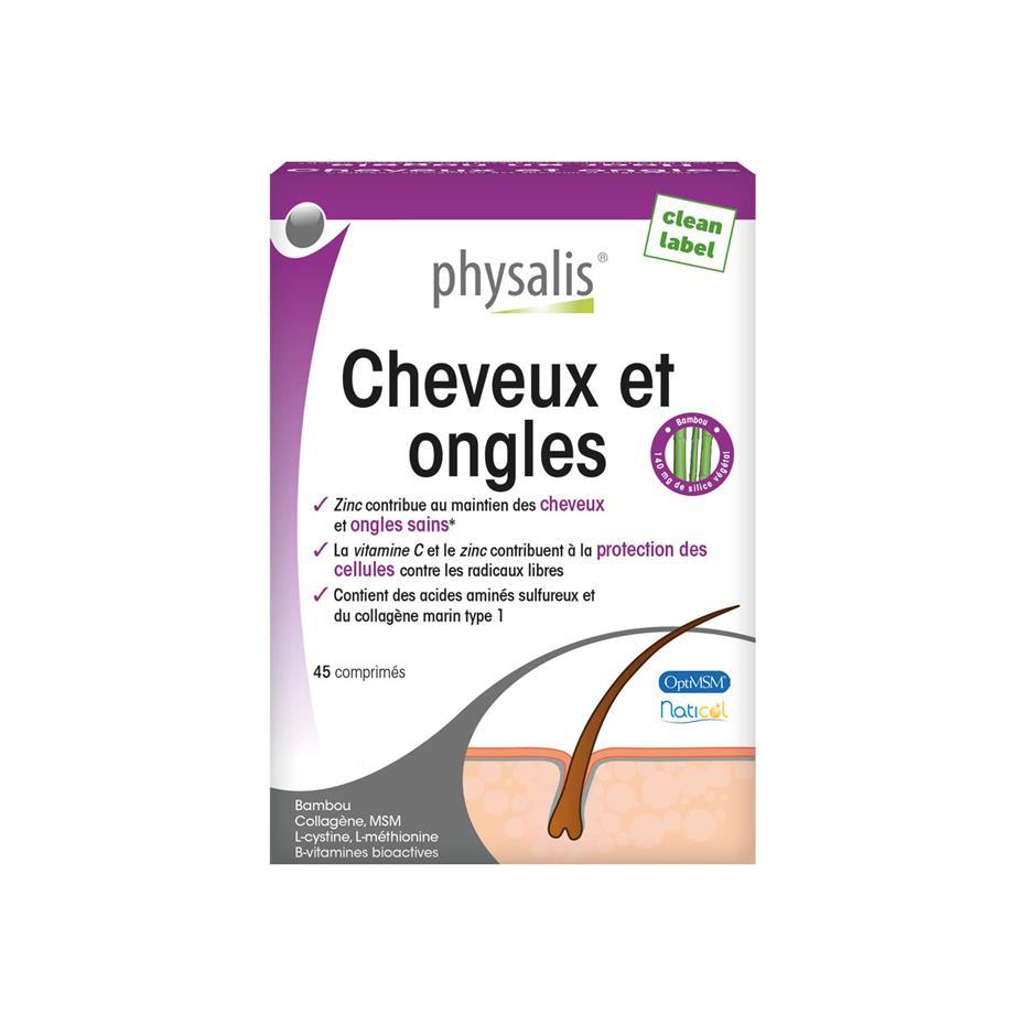 Cheveux et Ongles - 45 Comprimés