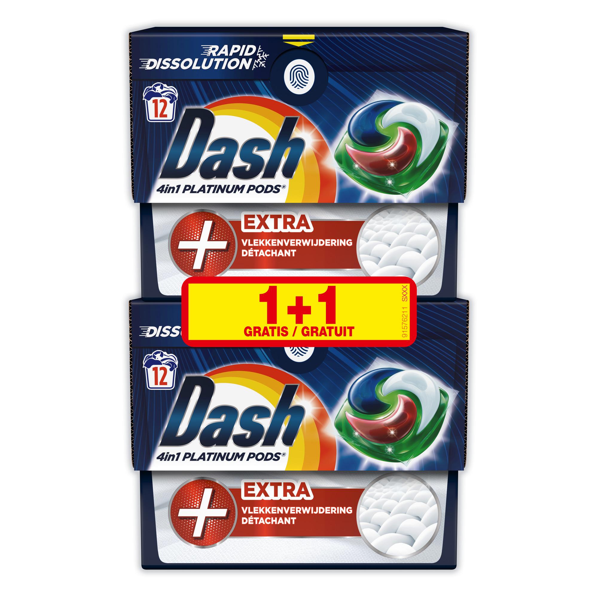4in1 Platinium pods - 12 Lavages 1+1 Gratuit