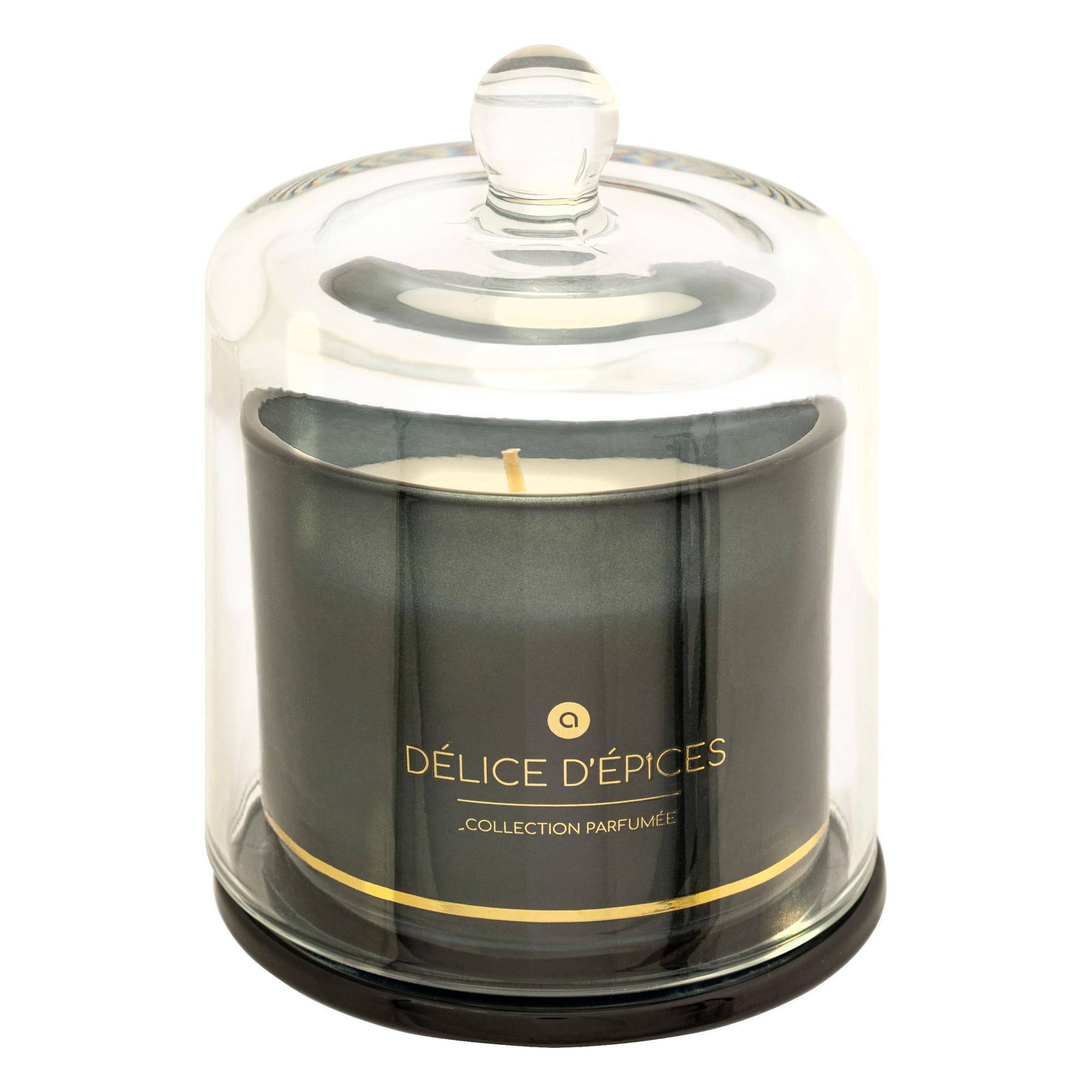 Bougie parfumée Ilae 240 g cloche verre épices