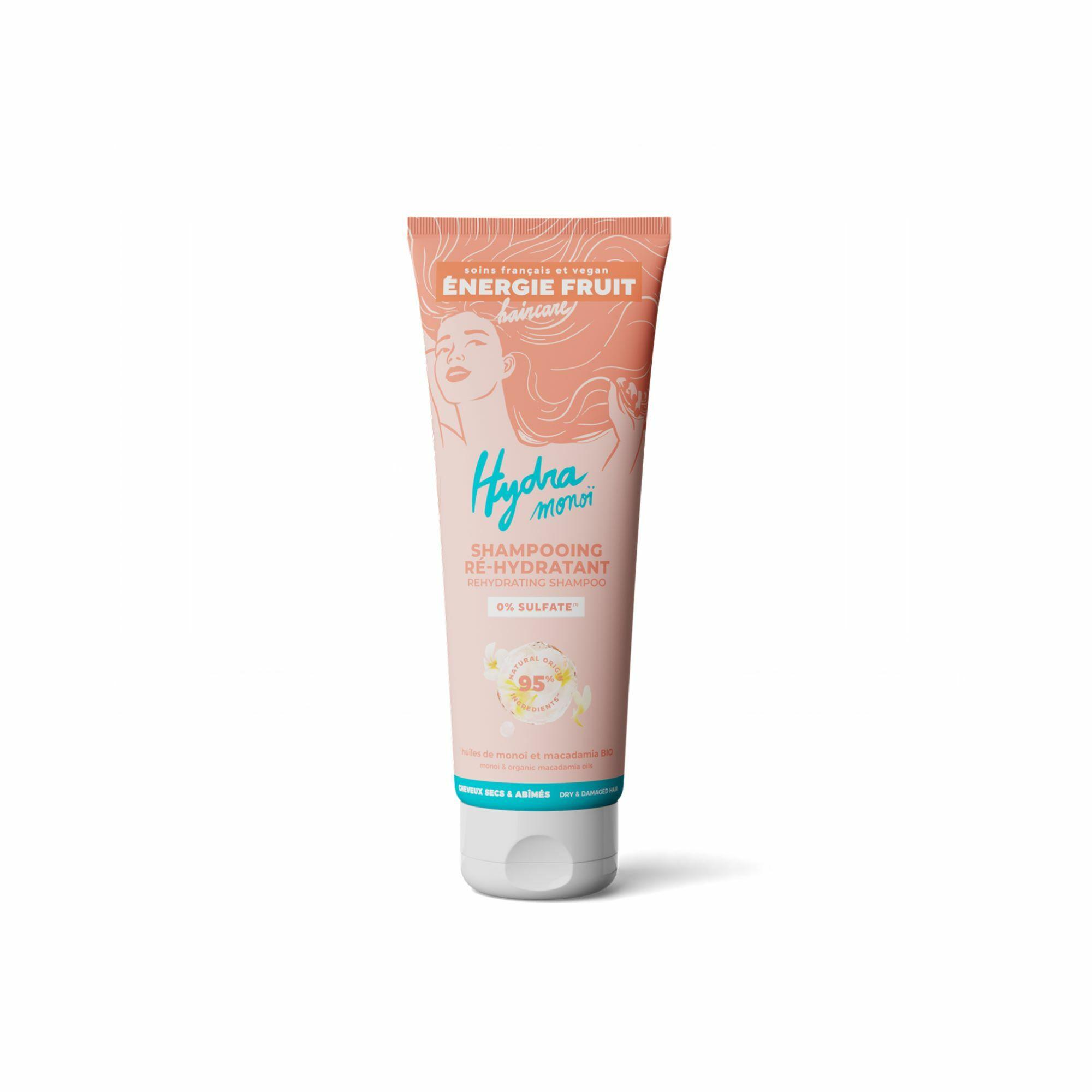 Shampooing Sans Sulfate - Cheveux Abimés - Monoi & Huile de Macadamia Bio
