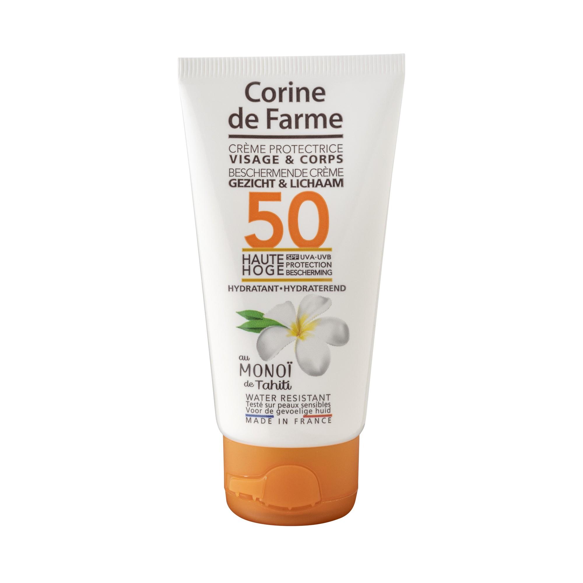 Crème protectrice visage&corps SPF50
