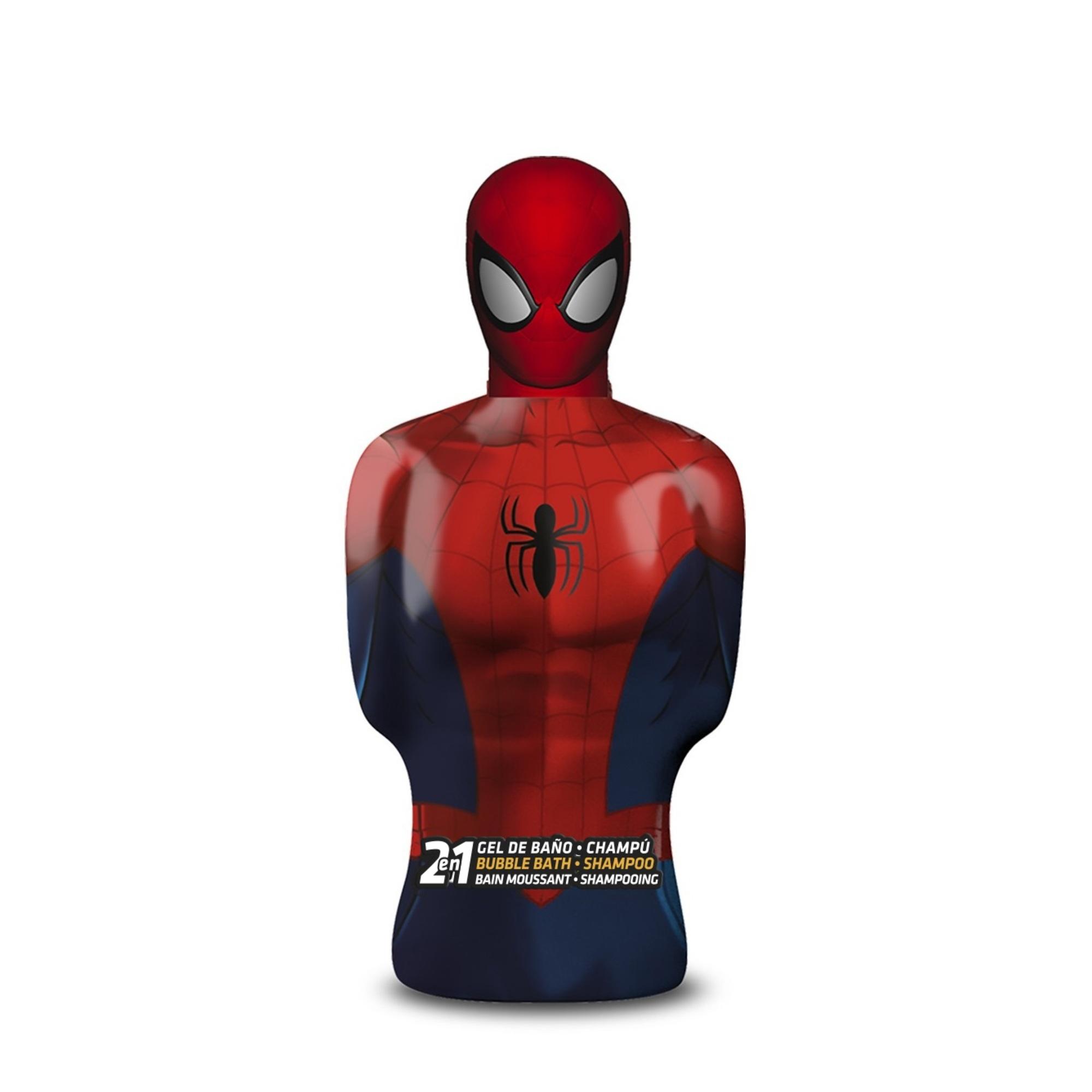 Spiderman badschuim/shampoo in 3D figuur