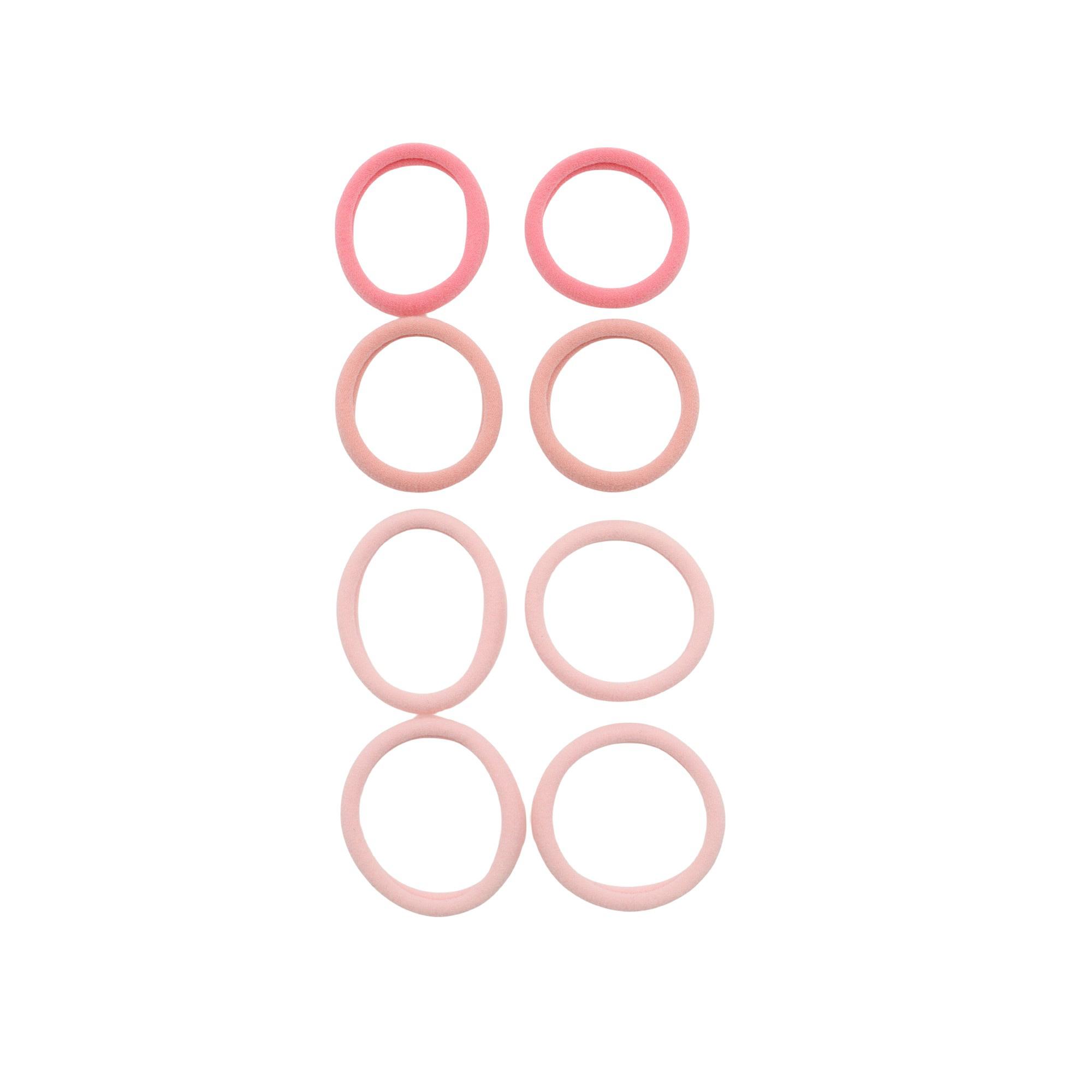 Élastiques Éponge Rose 8PC