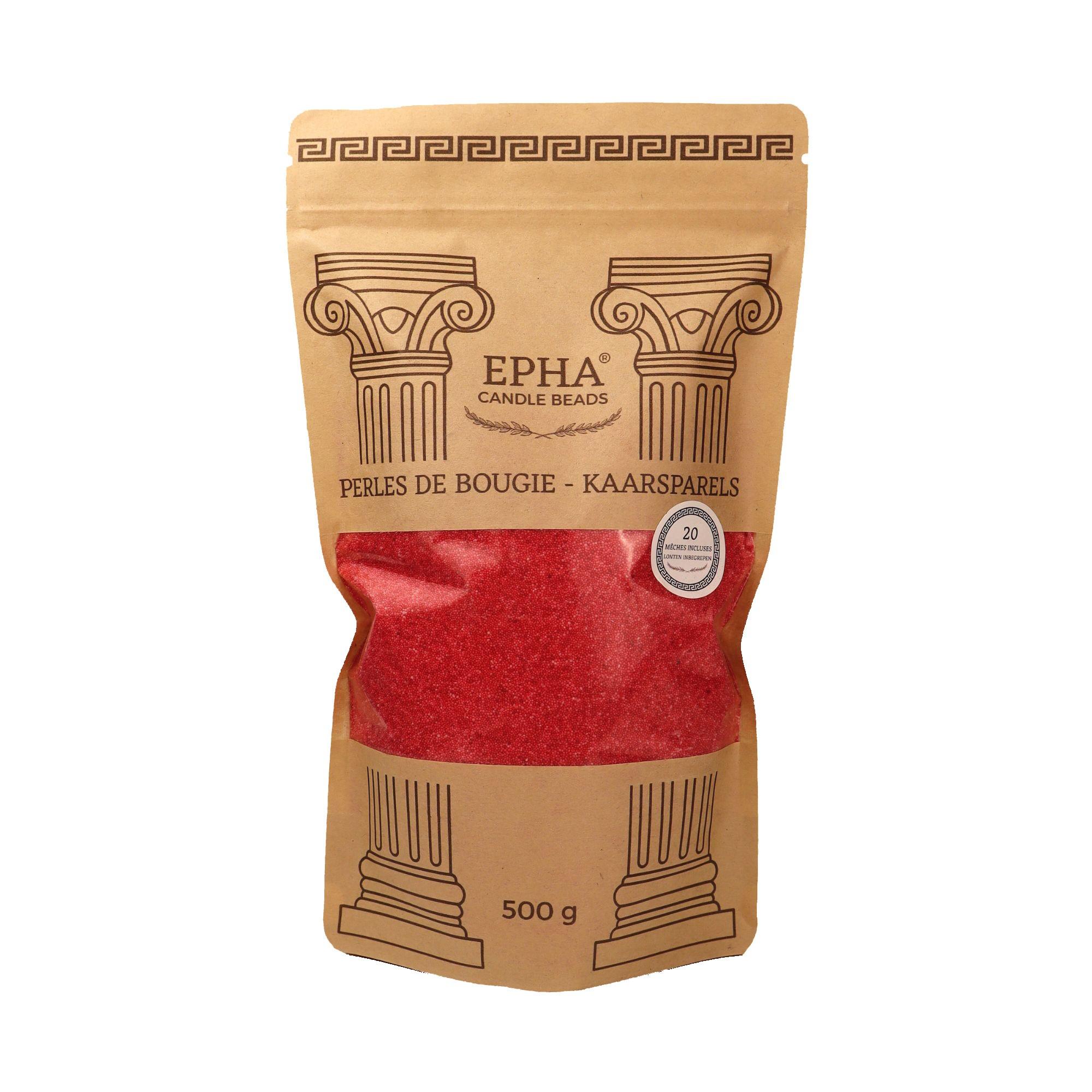 Perles de bougie rouges 500g – EPHA®