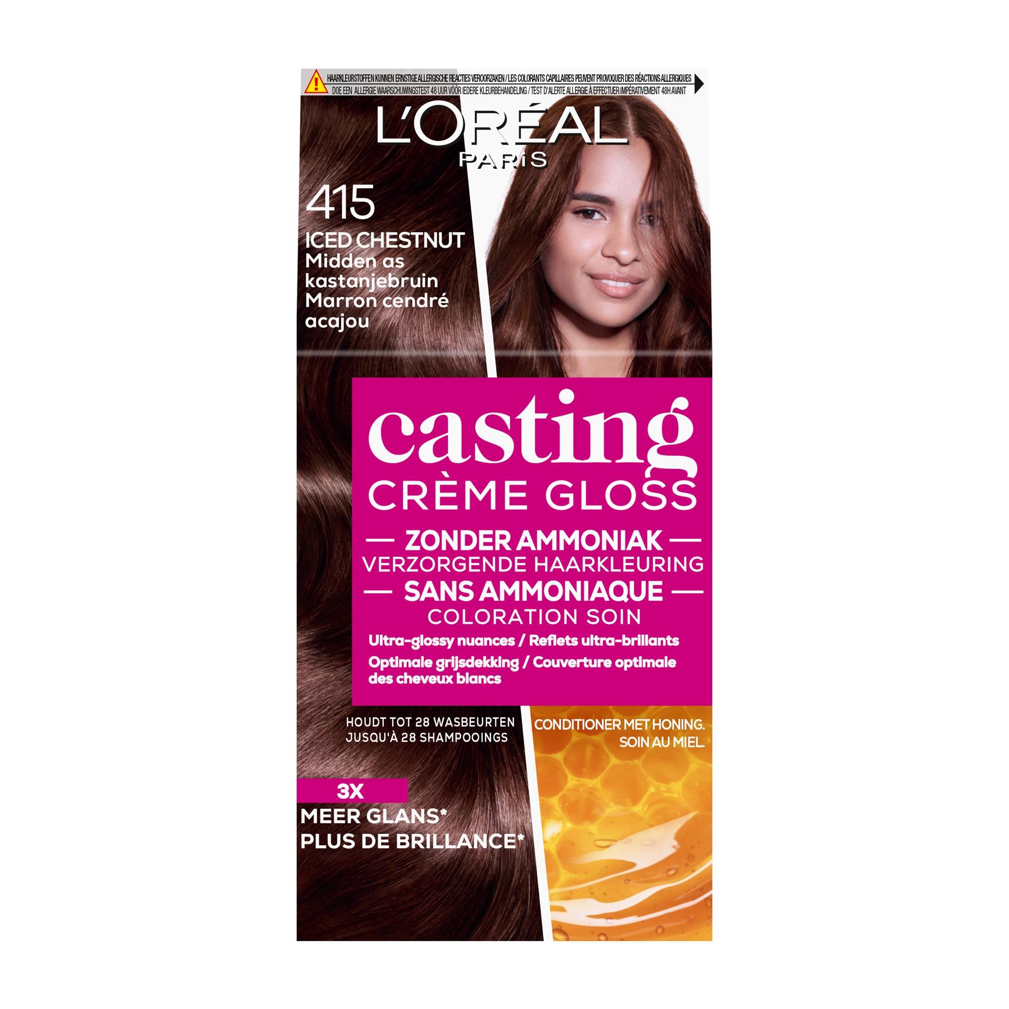 Crème Gloss - 415 Marron cendré acajou
