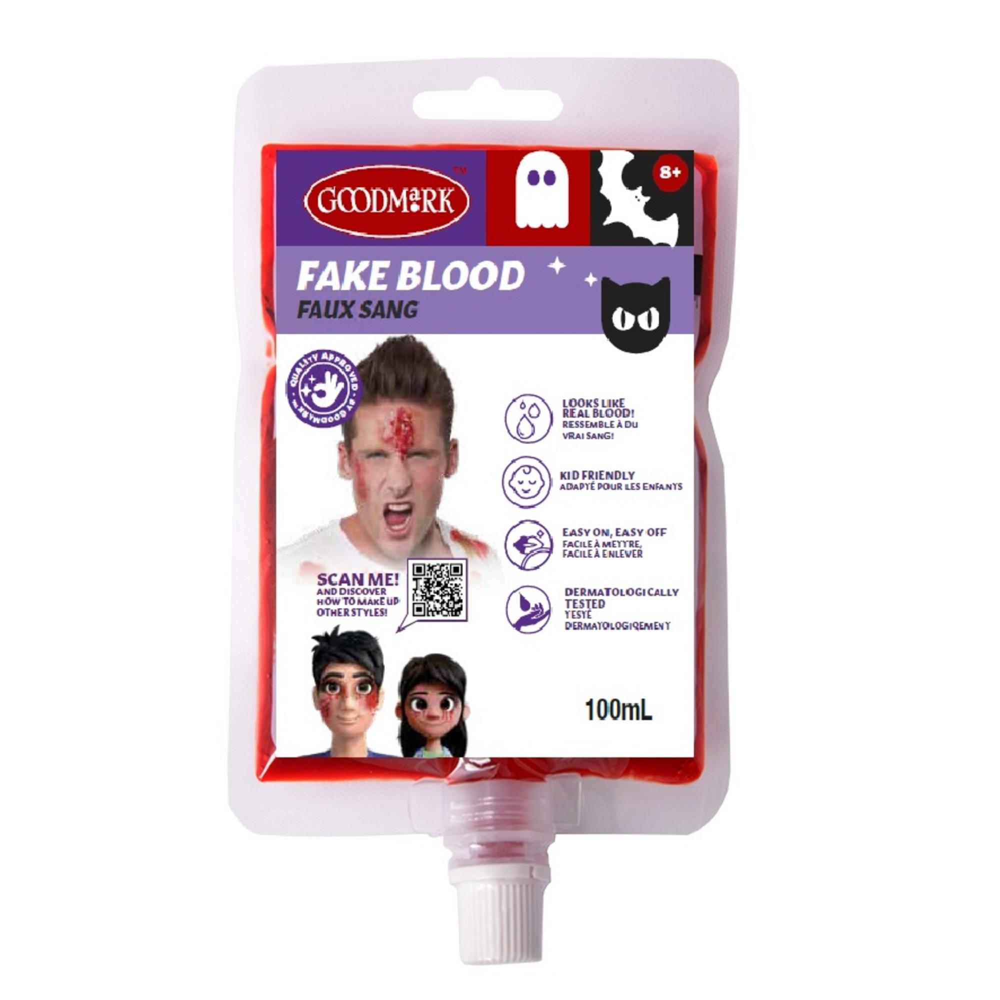 Sachet De Sang Fictif Rouge 100 Ml