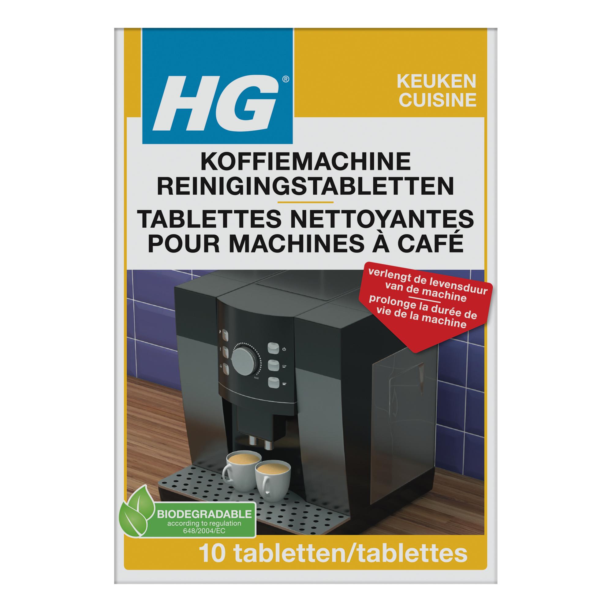 Tablettes nettoyantes pour machines à café