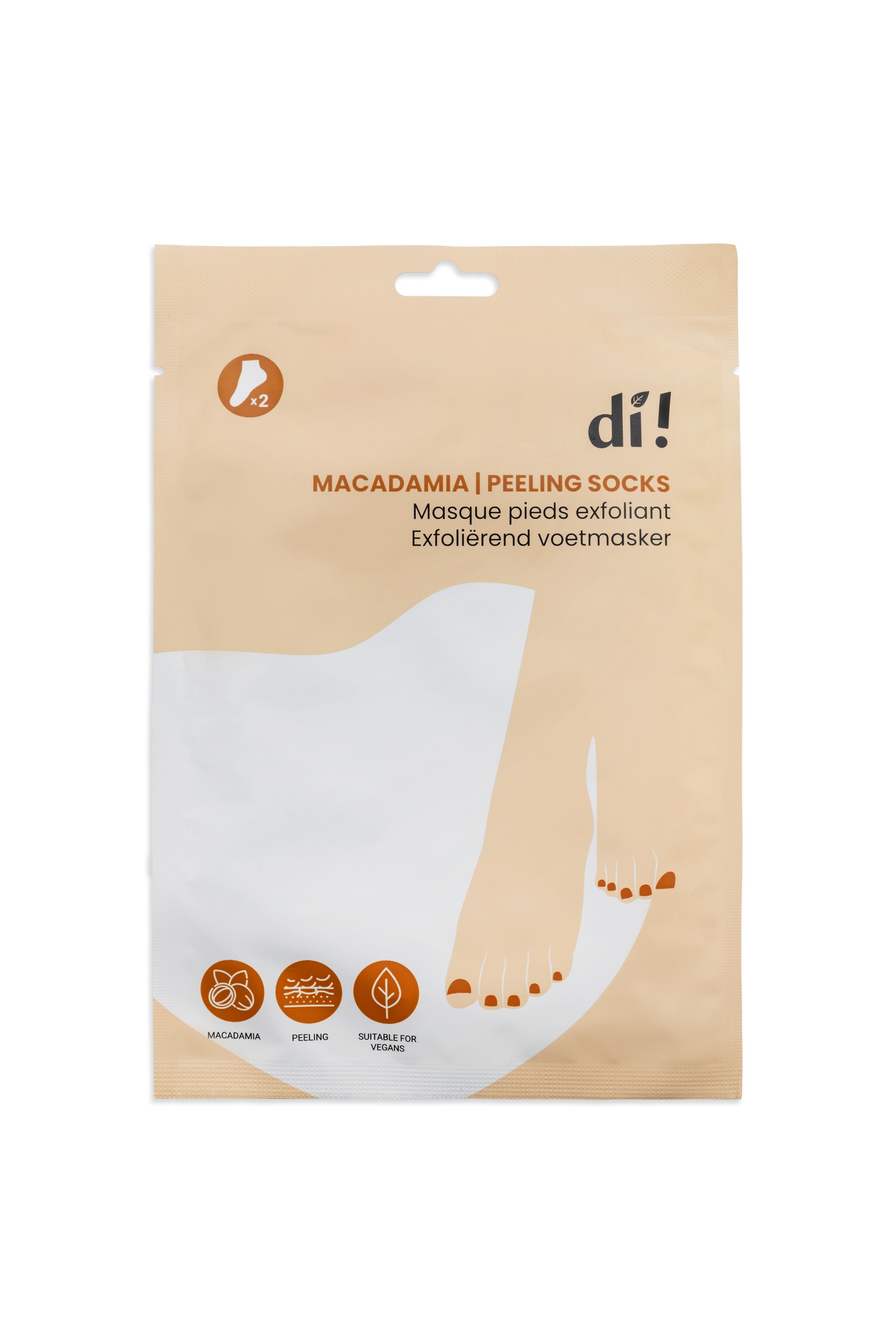 Masque pieds exfoliant macadamia - 2PC