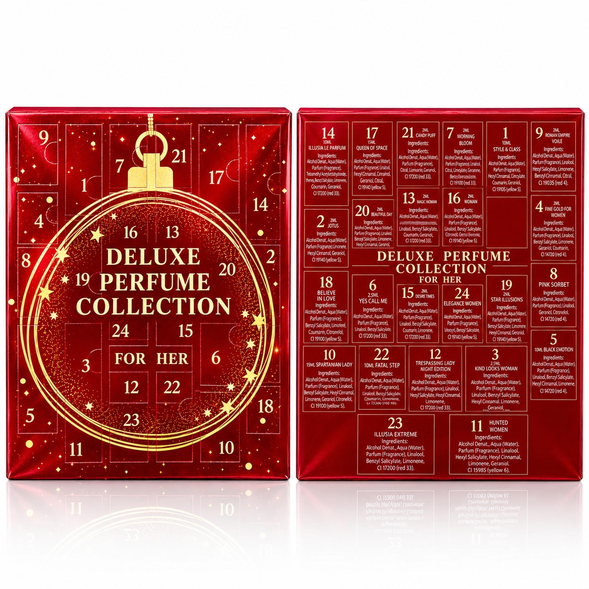 Deluxe Perfume Collection For Her Calendrier de l'Avent - 24 parfums
