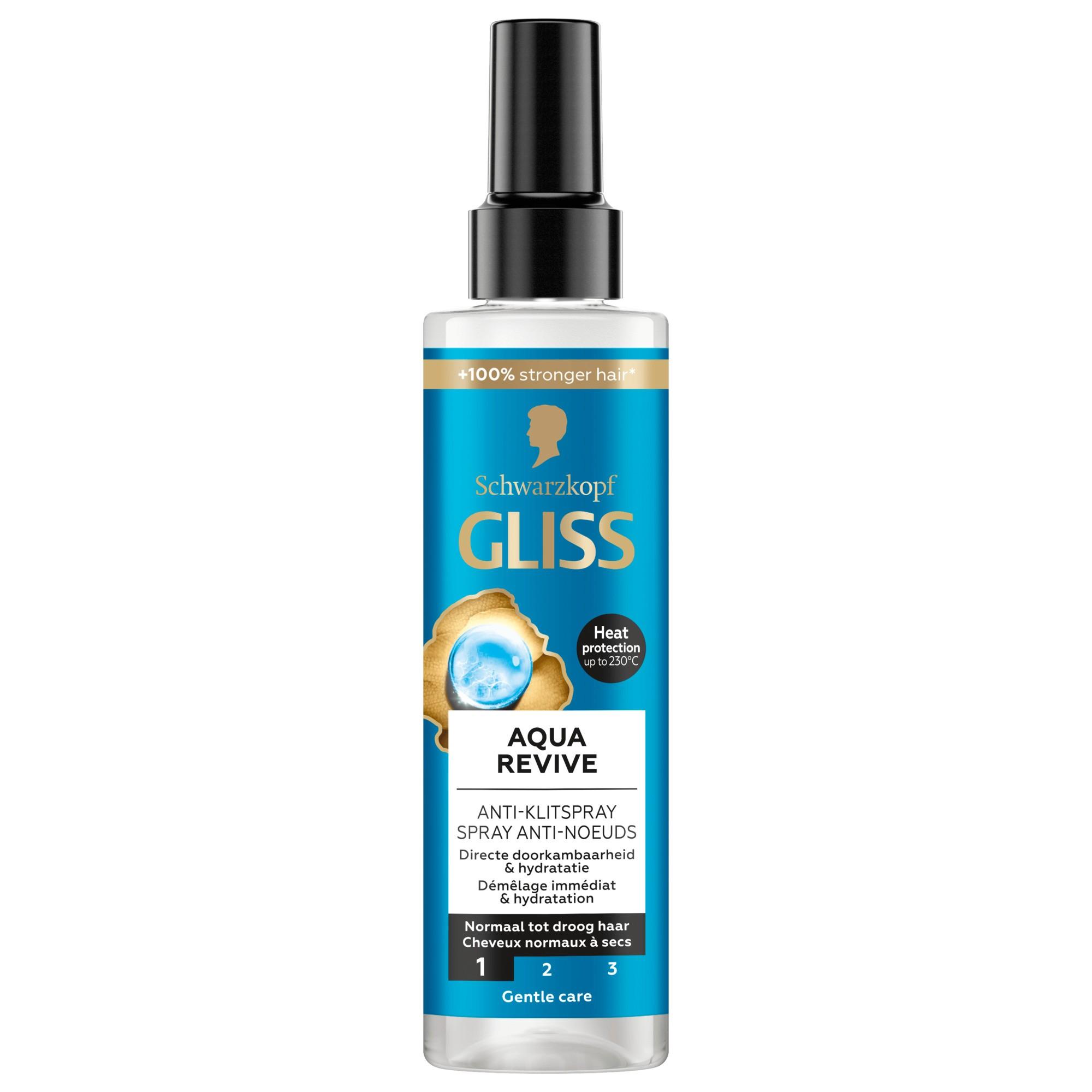 Aqua Revive Anti-Klitspray - Normaal tot droog haar