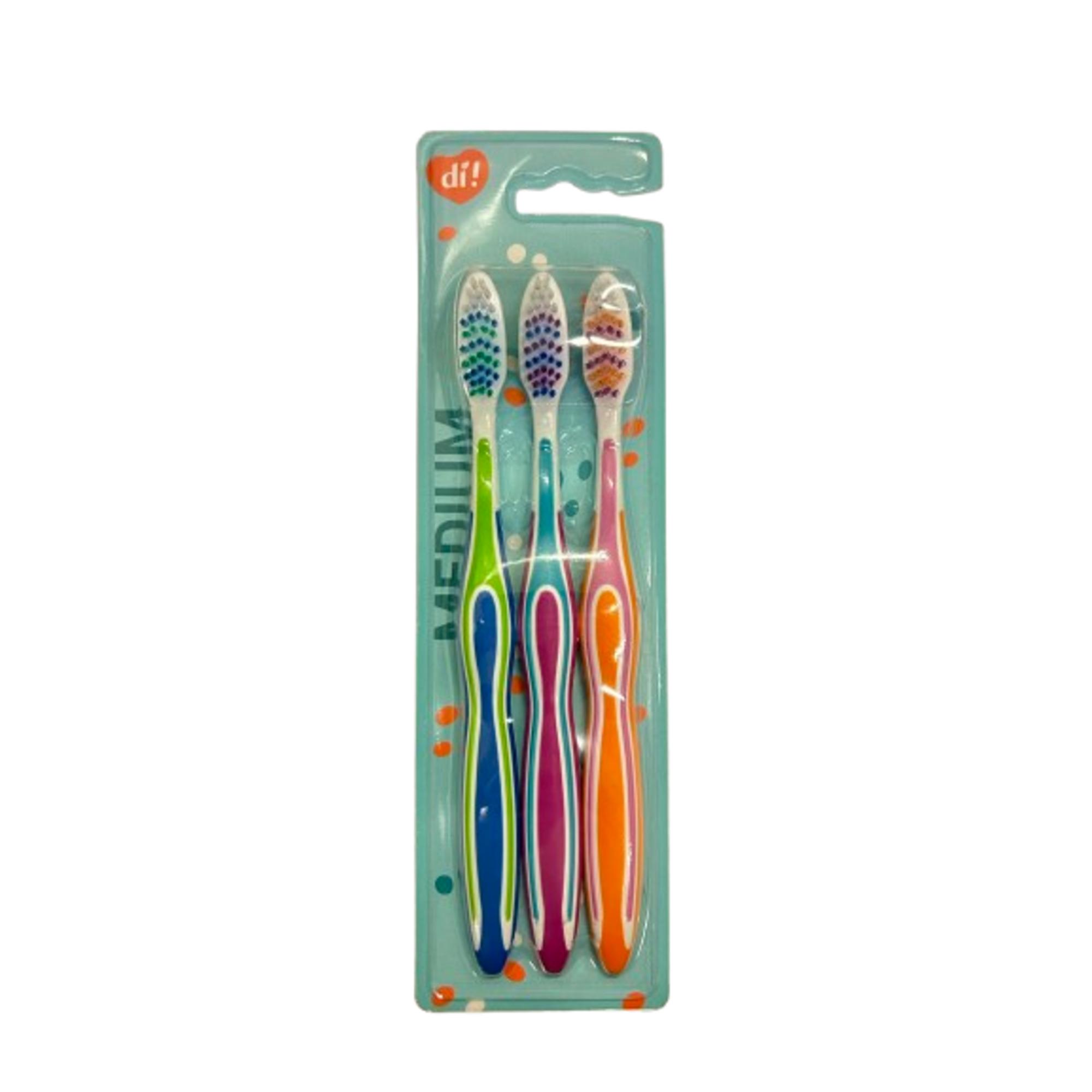 Brosse à Dents Medium (3 pcs)