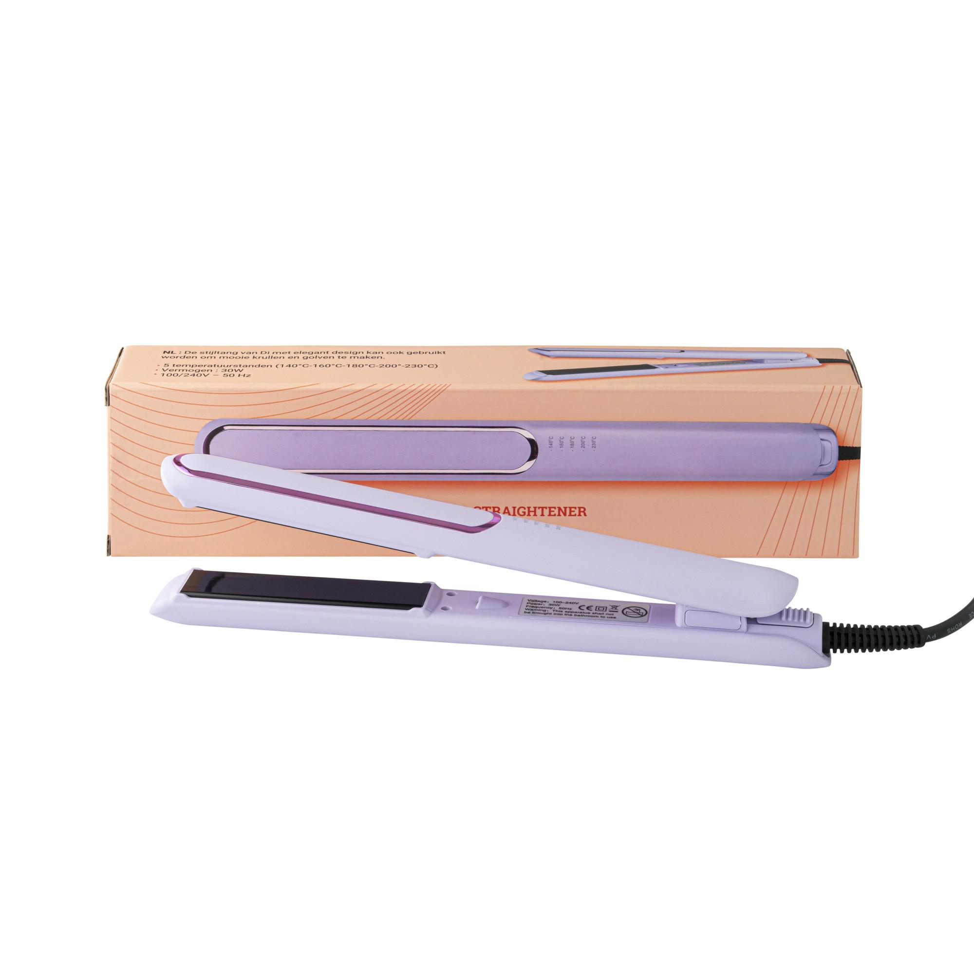 Haarstijltang lila