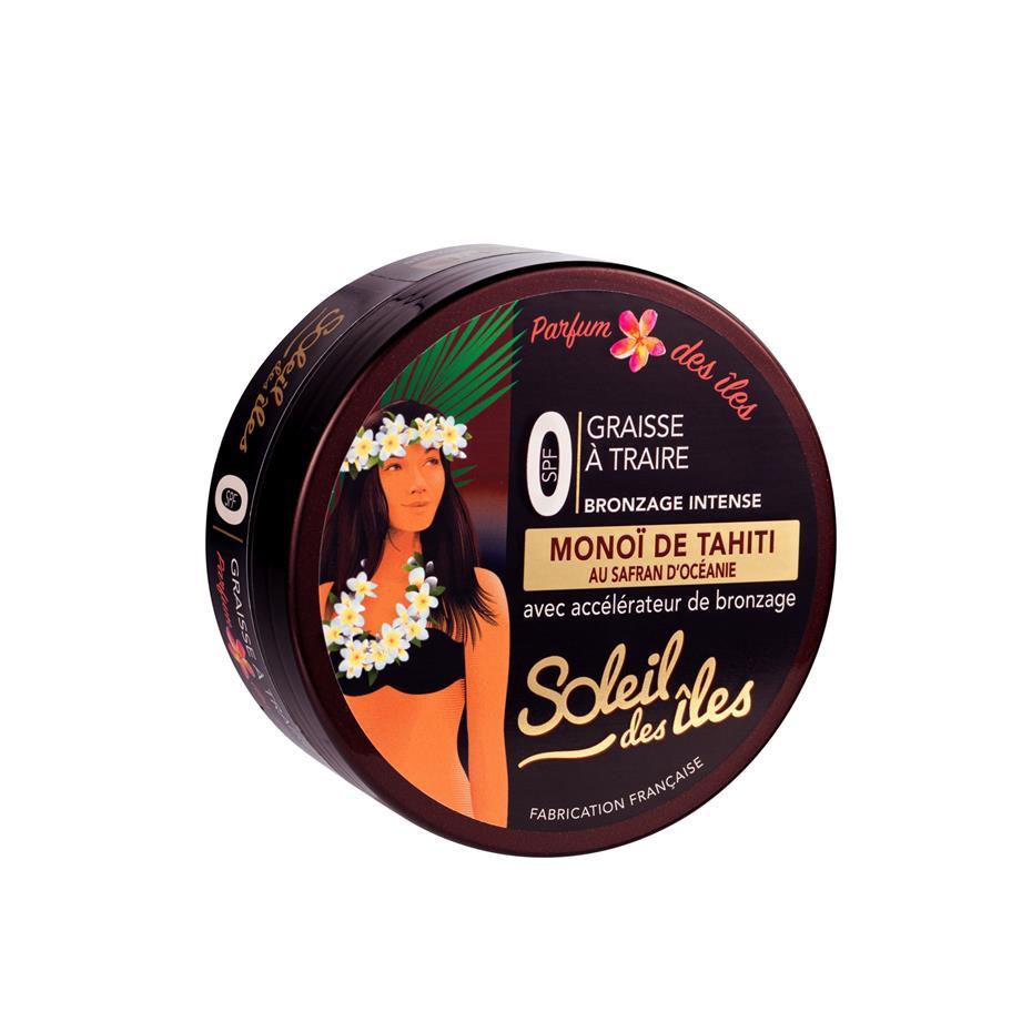 Graisse à traire Bronzage Intense Monoï de Tahiti au Safran d'Océanie Parfum des îles
