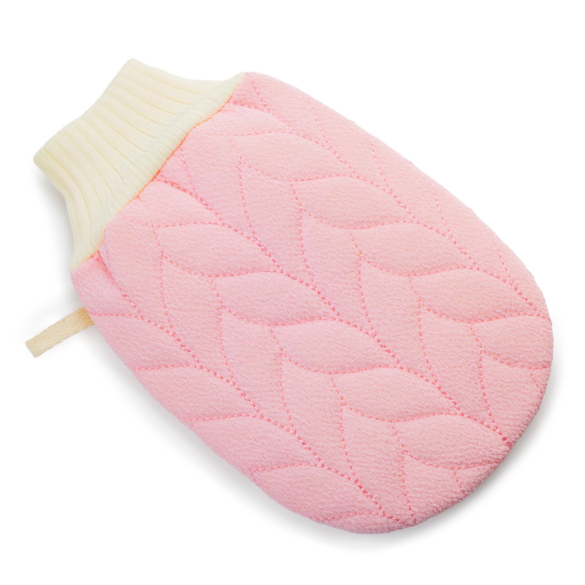 Gant de bain exfoliant - 21x14cm - couleur aléatoire