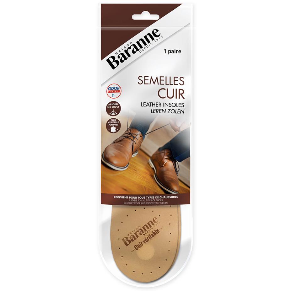 Semelles cuir - 1 paire