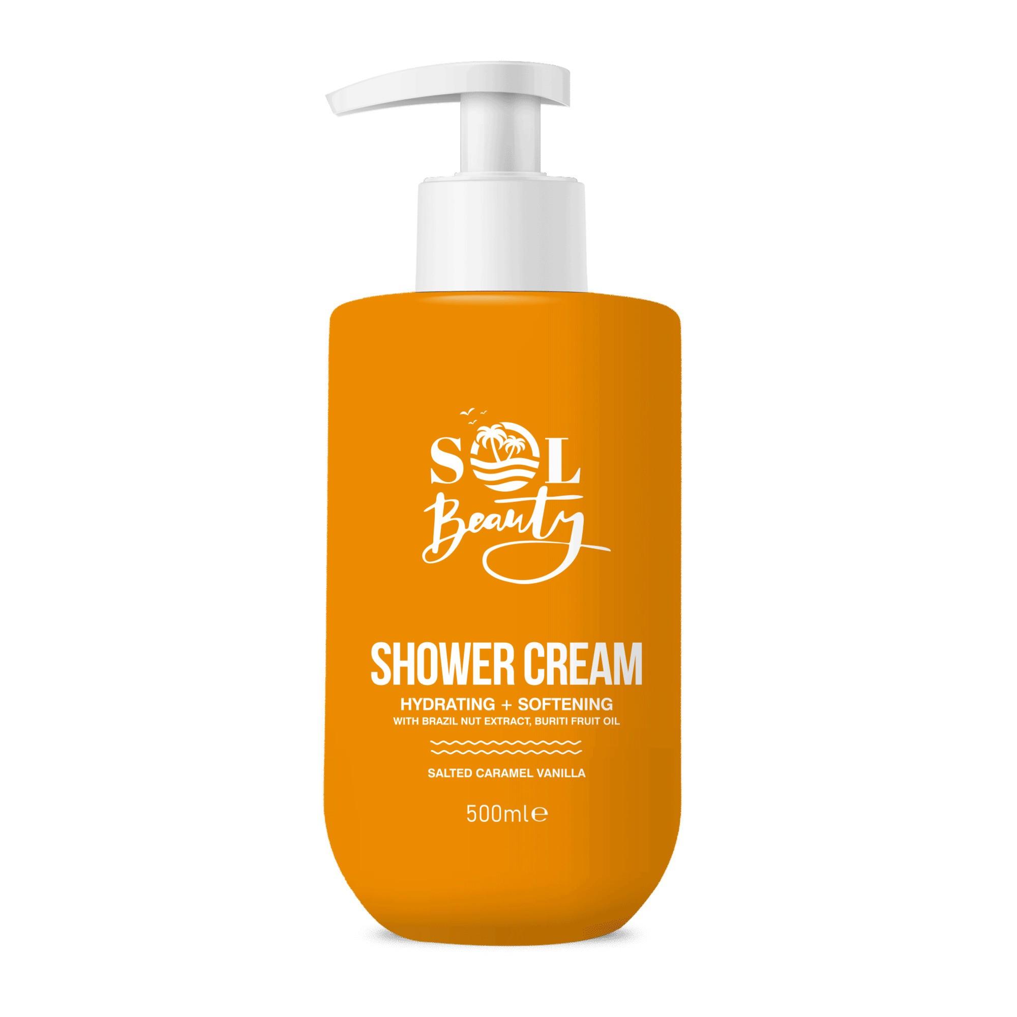 Crème De Douche Caramel Et Vanille