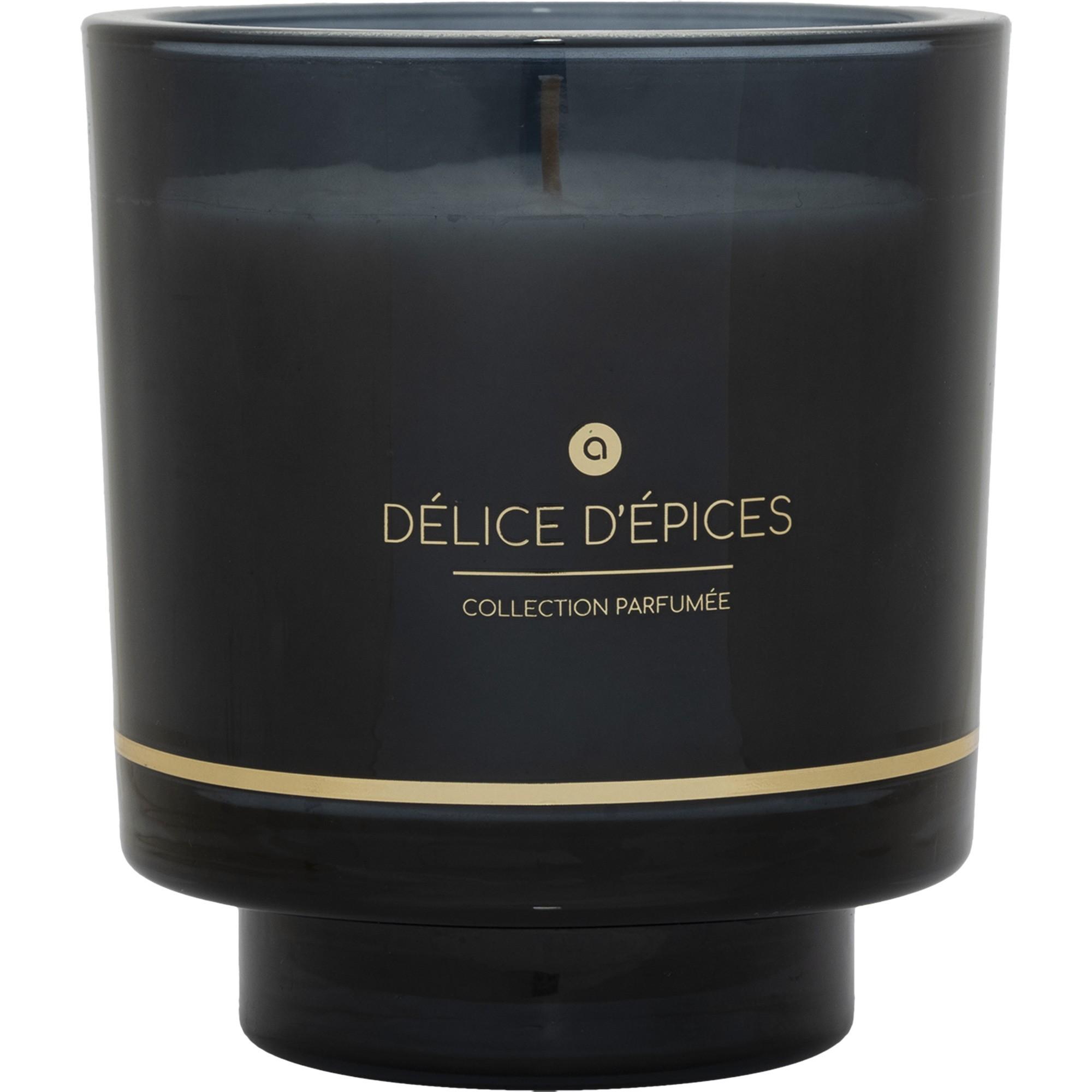 Bougie parfumée Ilae 225 g pot verre épices