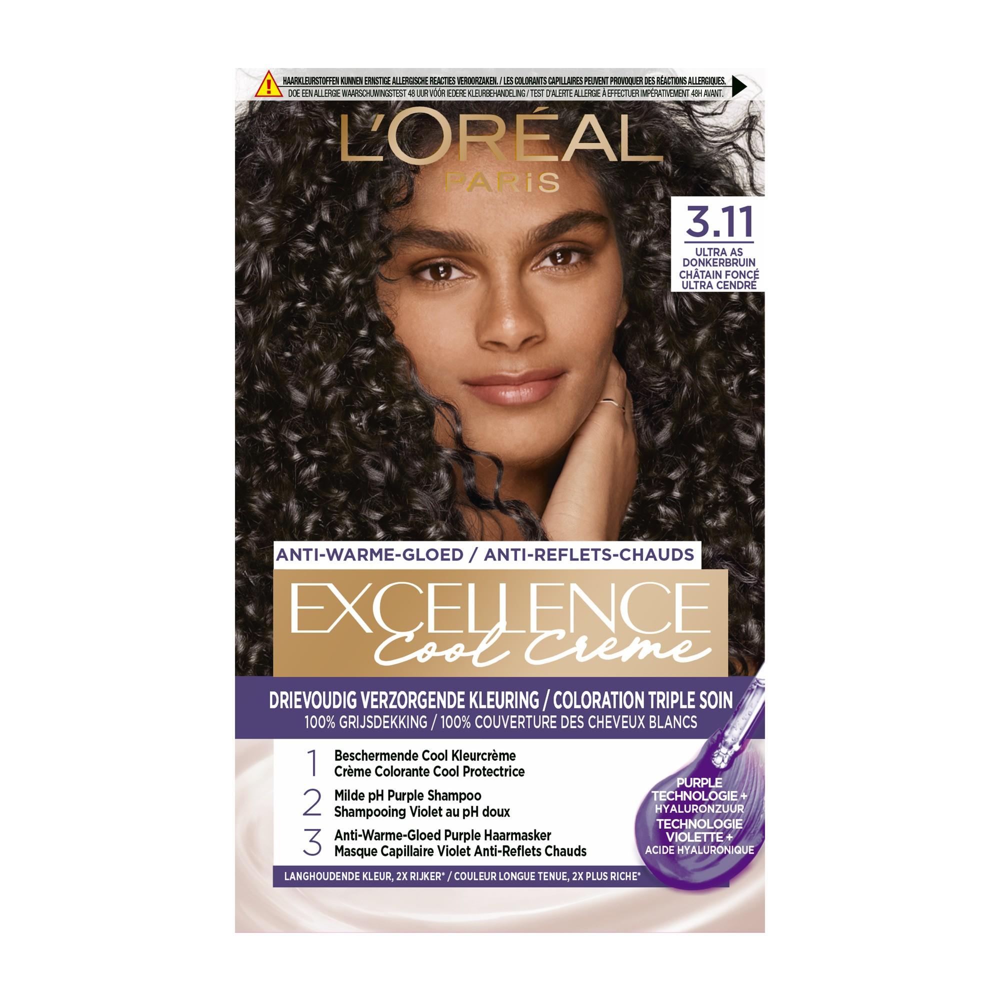 Excellence Cool Crème 3.11 - Brun Foncé Ultra Cendré