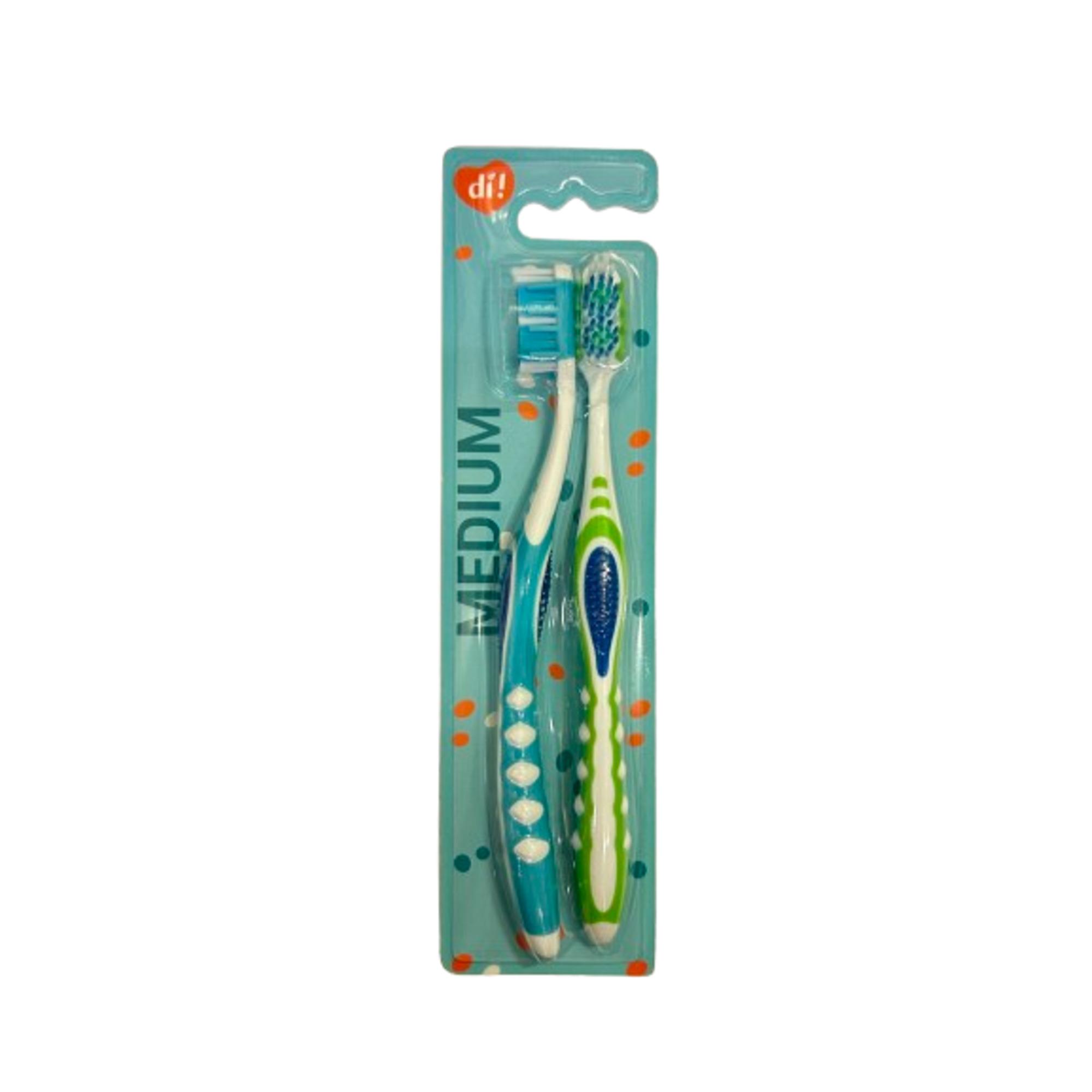 Brosse à Dents Medium (2 pcs)
