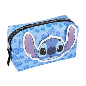 Trousse de toilette ou maquillage Lilo et Stitch bleu ciel